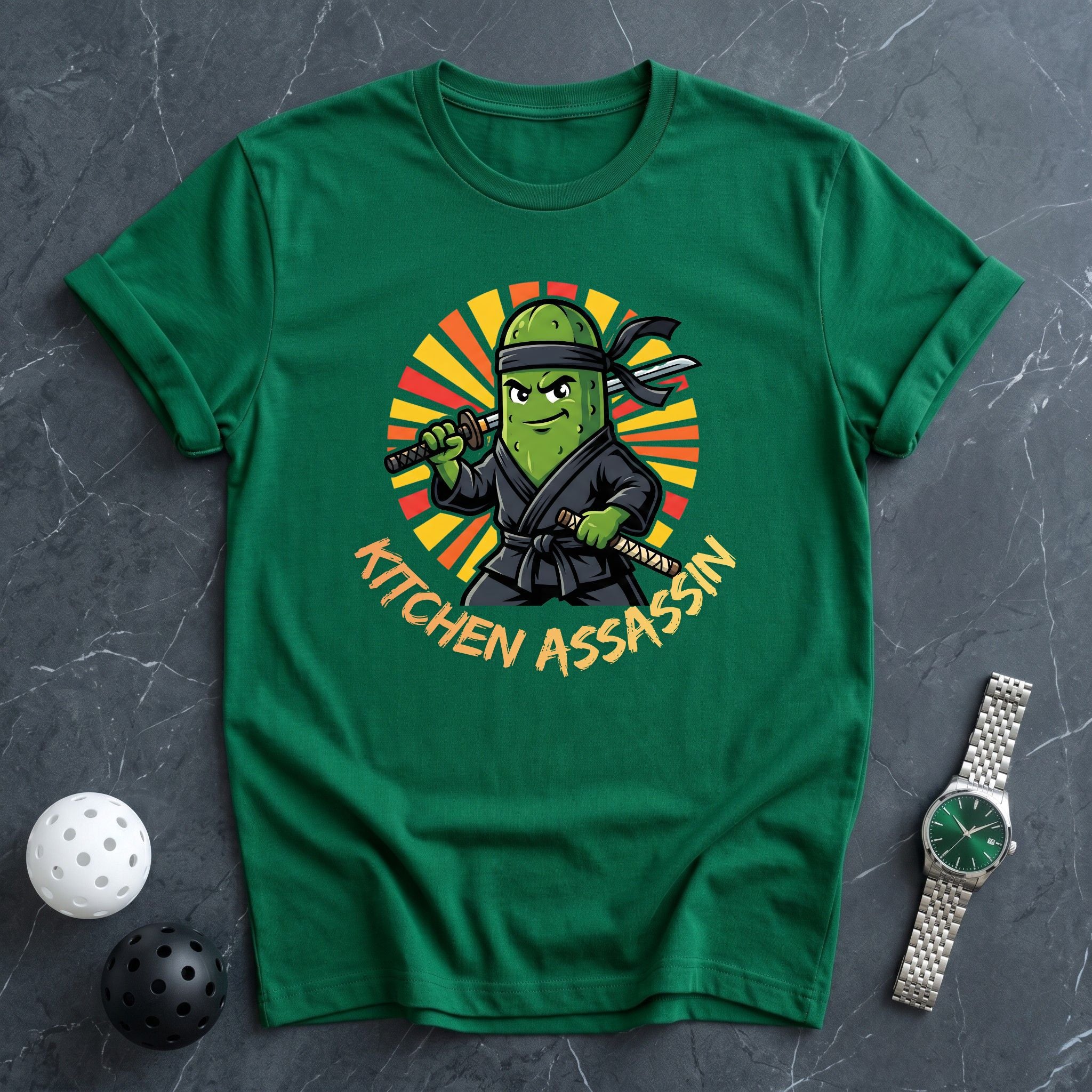 Kitchen Assassin Pickle Ninja Tee - Dink it Shop