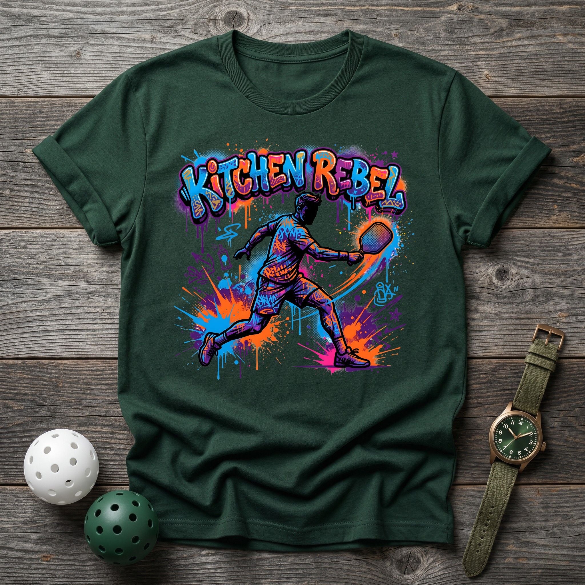 Kitchen Rebel Pickleball Tee - Dink it Shop