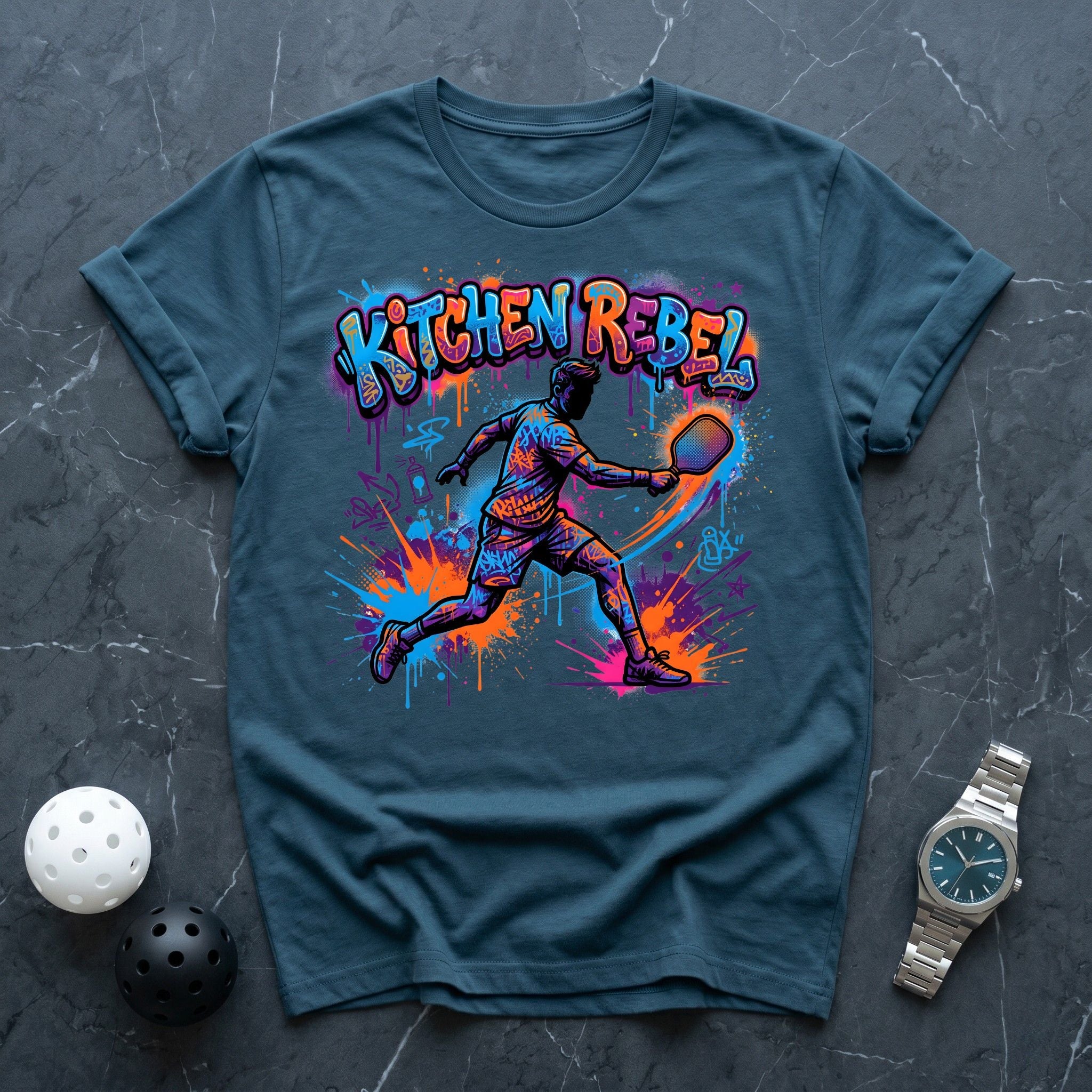 Kitchen Rebel Pickleball Tee - Dink it Shop