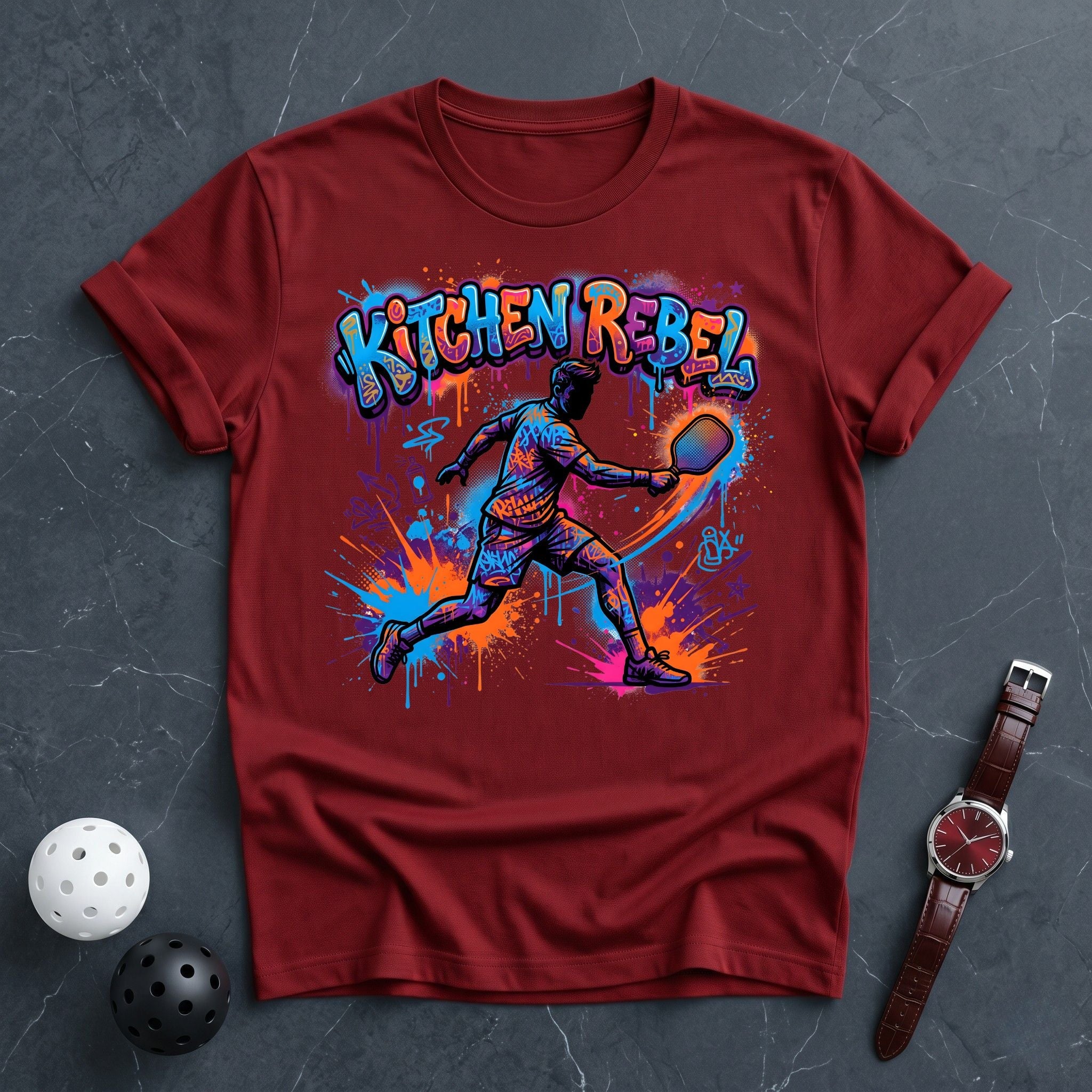 Kitchen Rebel Pickleball Tee - Dink it Shop