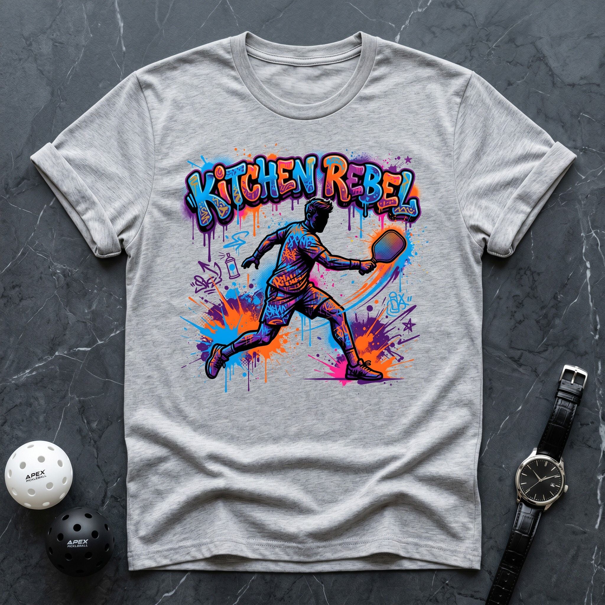 Kitchen Rebel Pickleball Tee - Dink it Shop