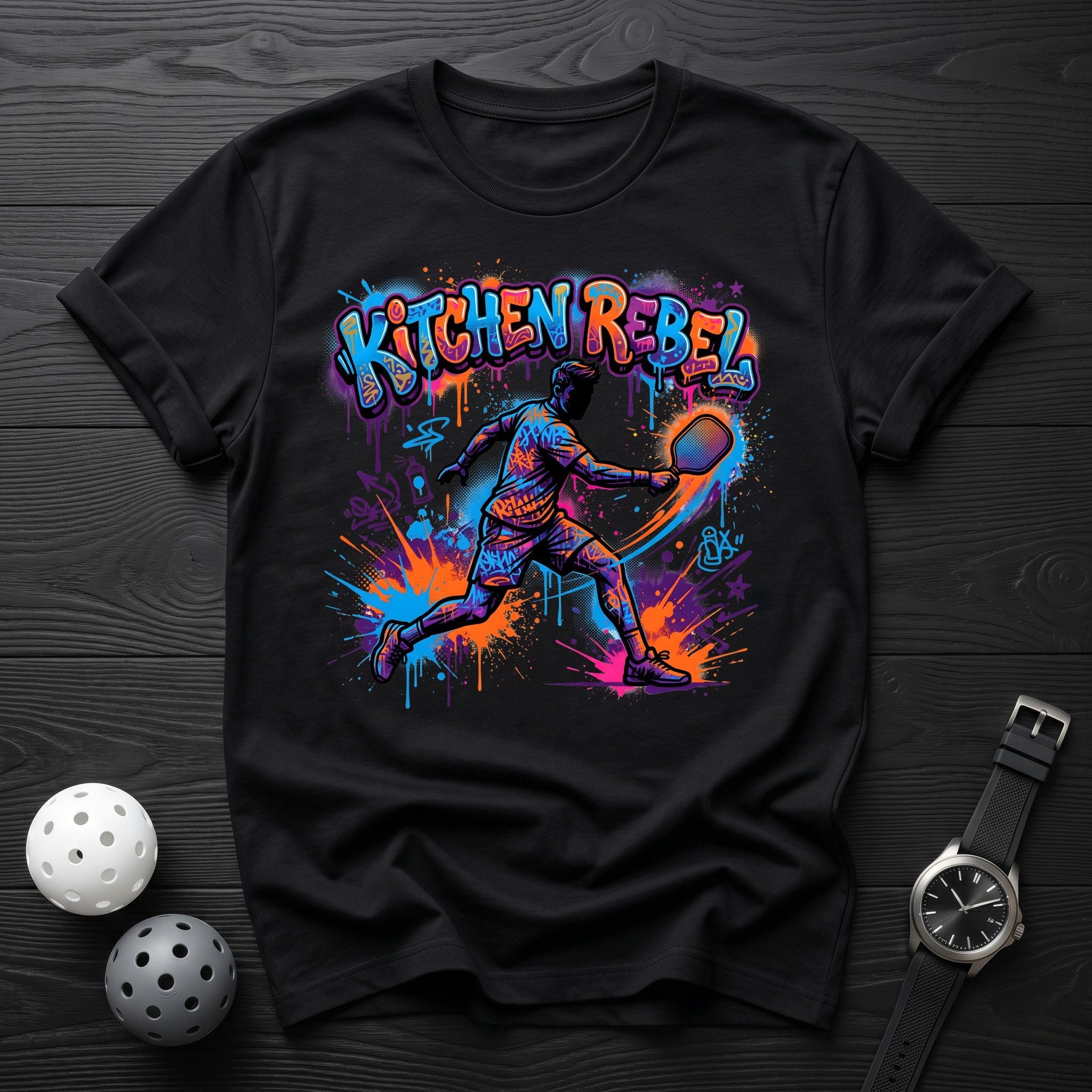 Kitchen Rebel Pickleball Tee - Dink it Shop