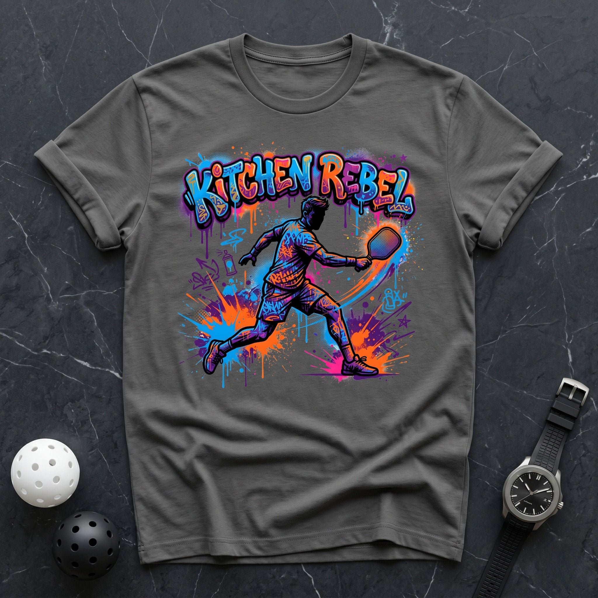 Kitchen Rebel Pickleball Tee - Dink it Shop