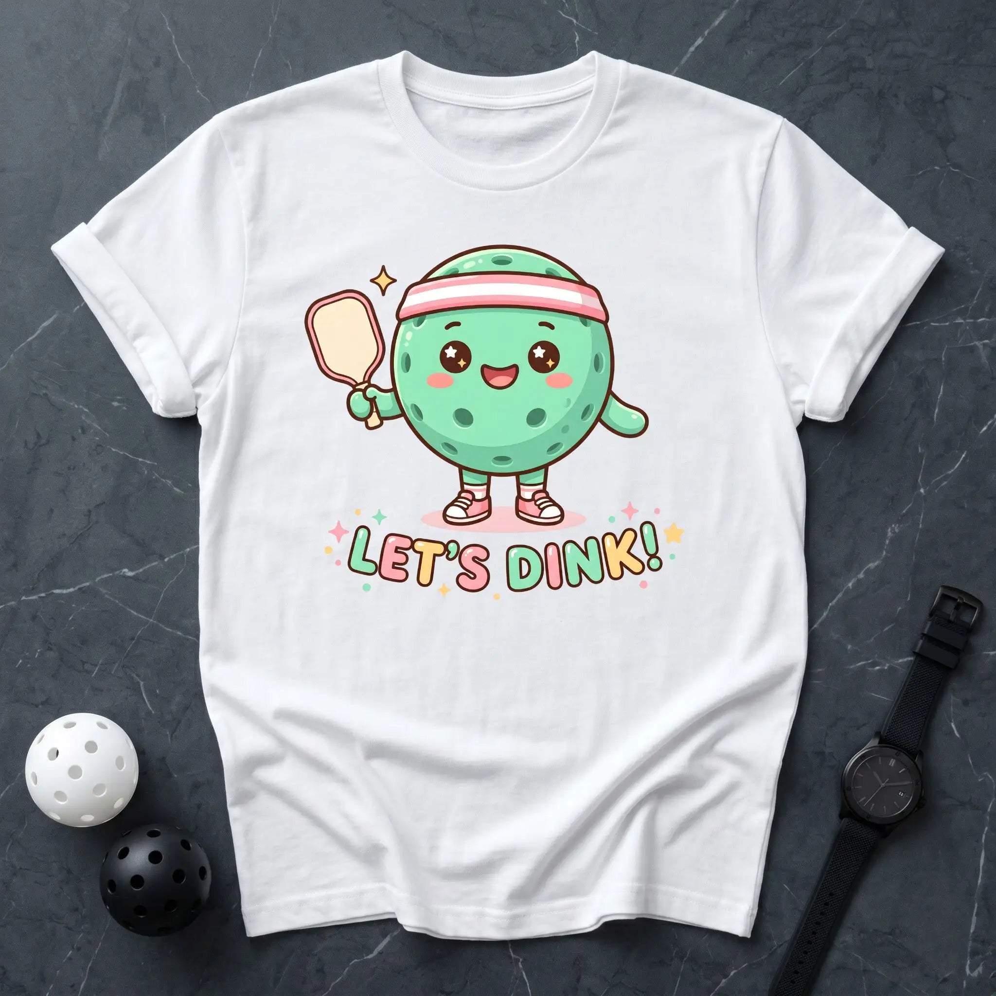 Let's Dink Retro Pickleball Tee - Dink it Shop