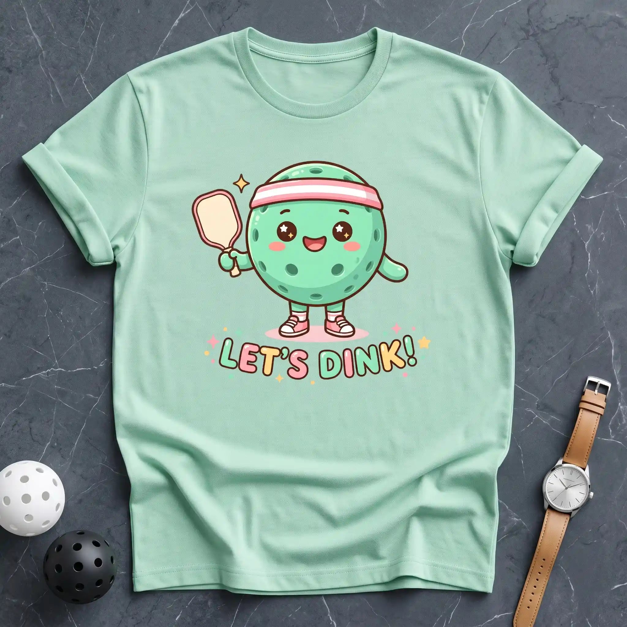 Let's Dink Retro Pickleball Tee - Dink it Shop