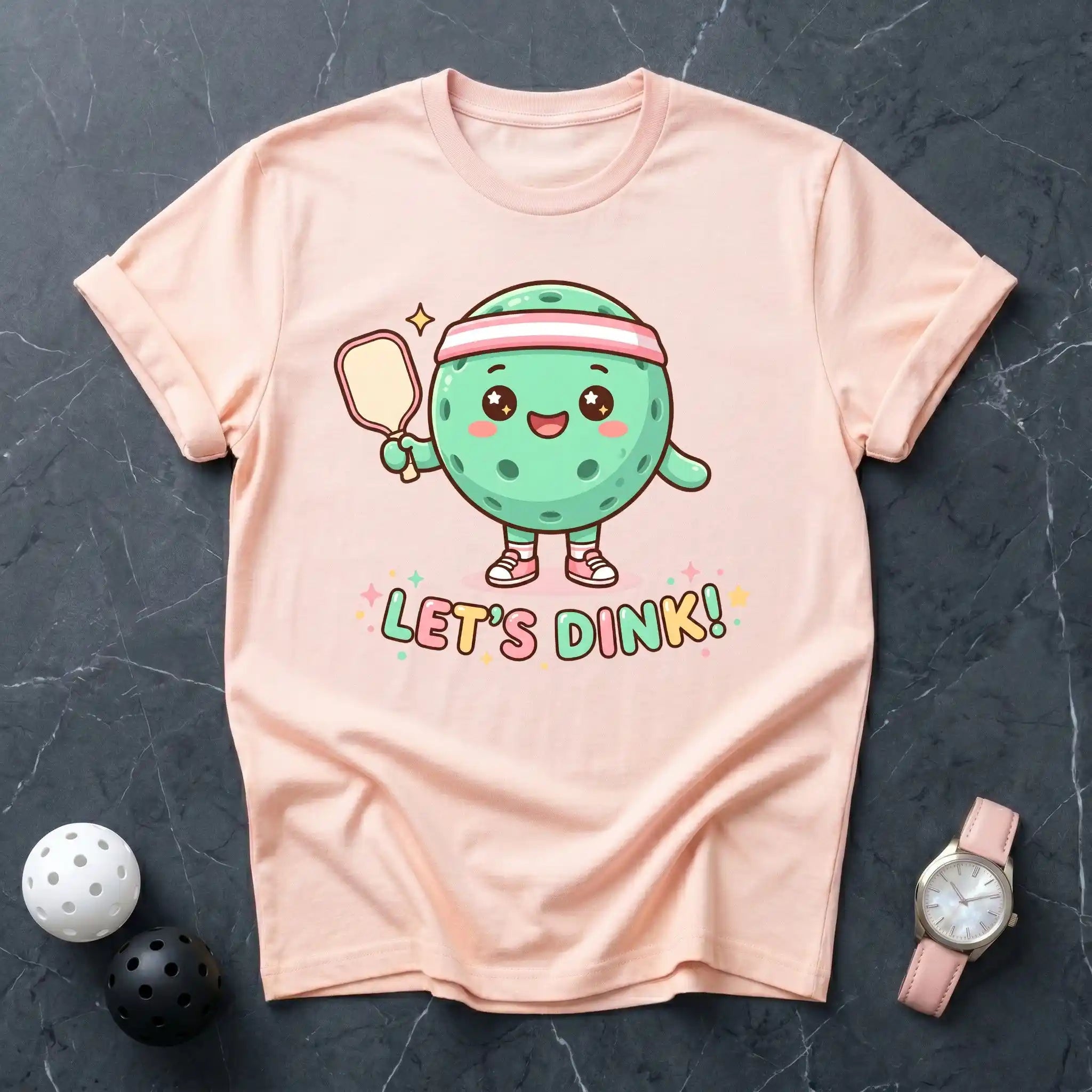 Let's Dink Retro Pickleball Tee - Dink it Shop