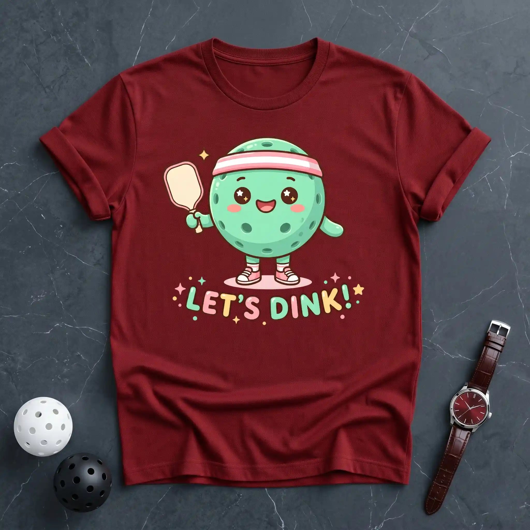 Let's Dink Retro Pickleball Tee - Dink it Shop