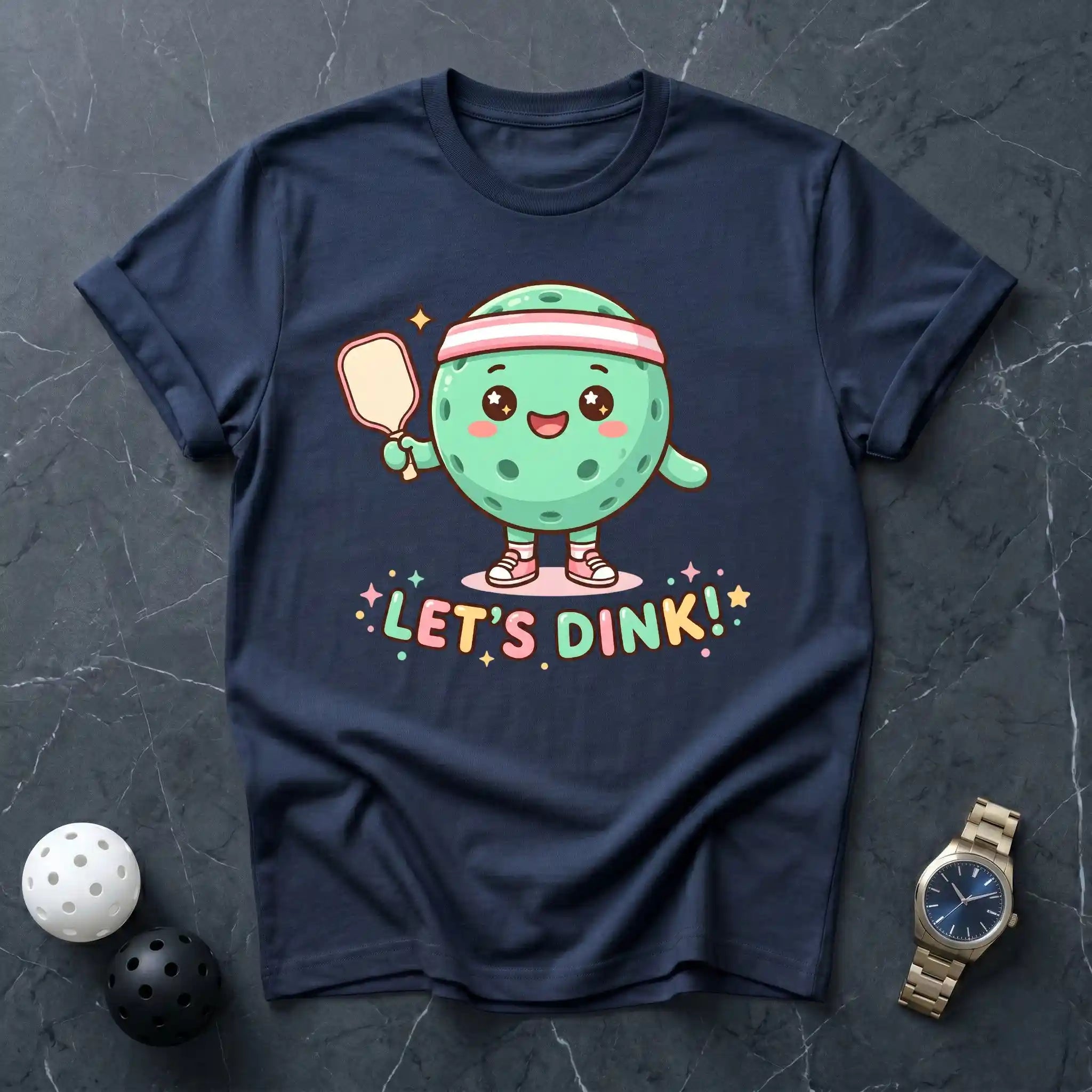 Let's Dink Retro Pickleball Tee - Dink it Shop