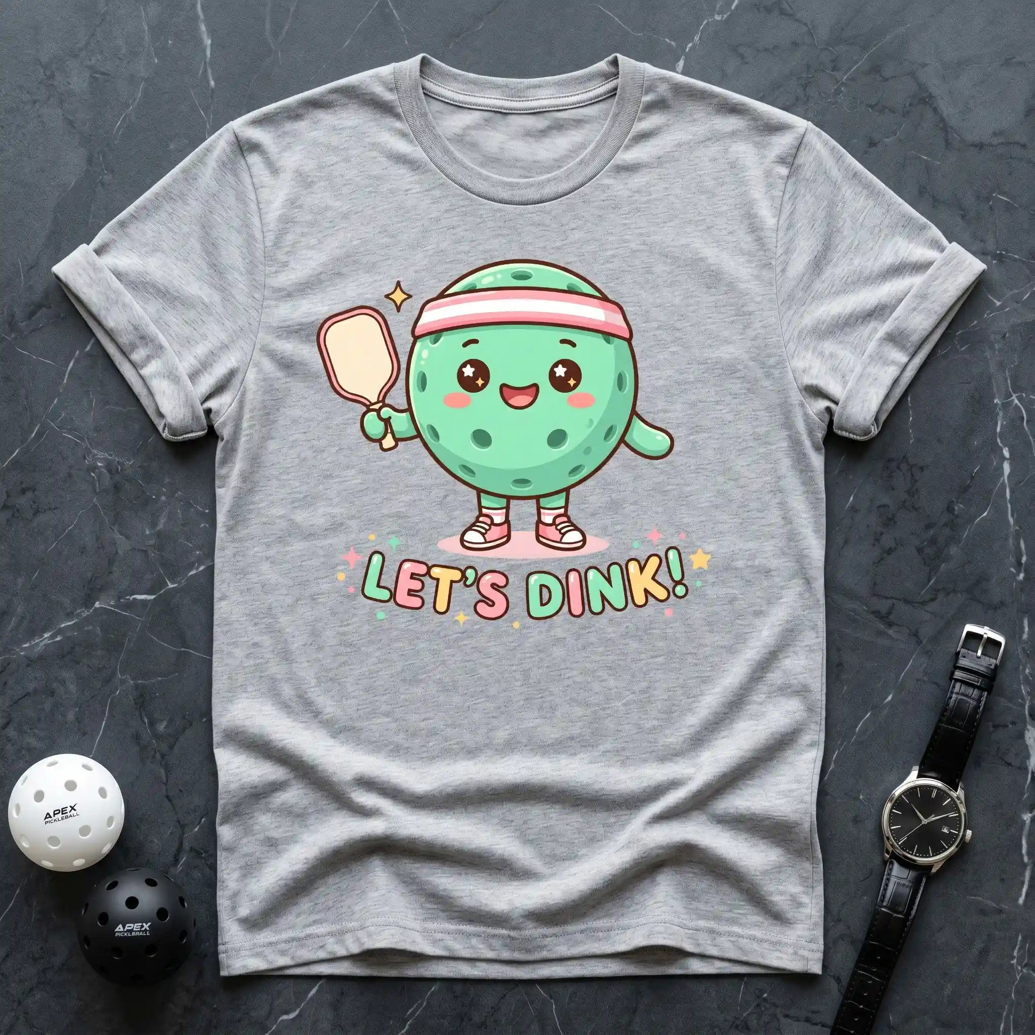 Let's Dink Retro Pickleball Tee - Dink it Shop
