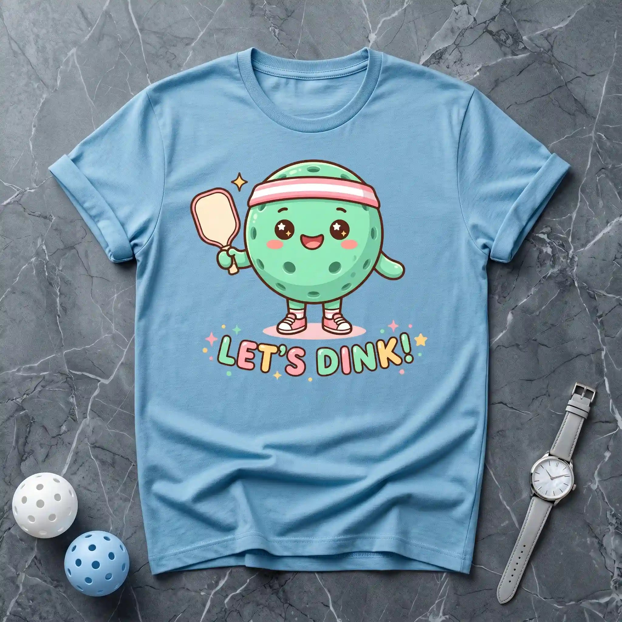 Let's Dink Retro Pickleball Tee - Dink it Shop