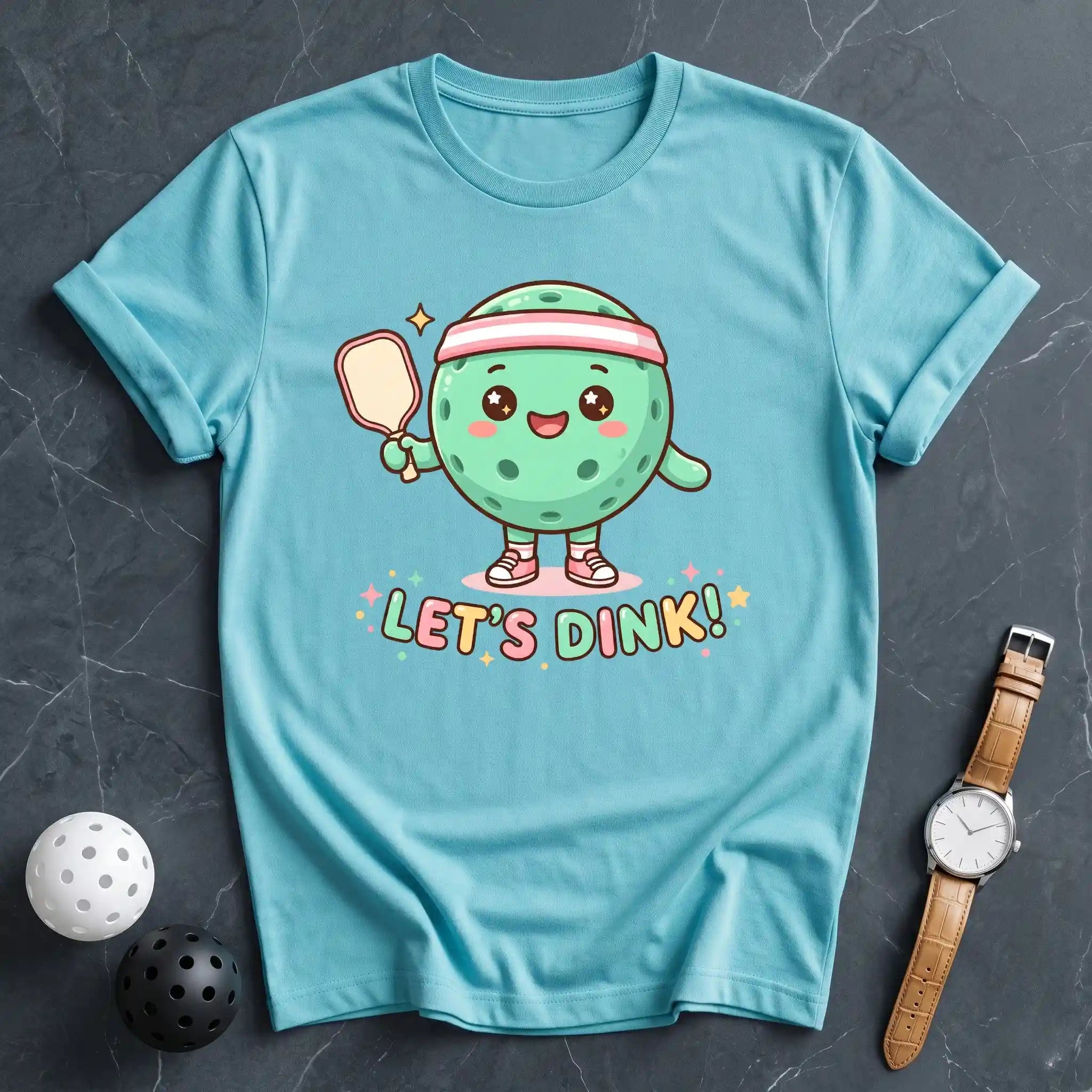 Let's Dink Retro Pickleball Tee - Dink it Shop