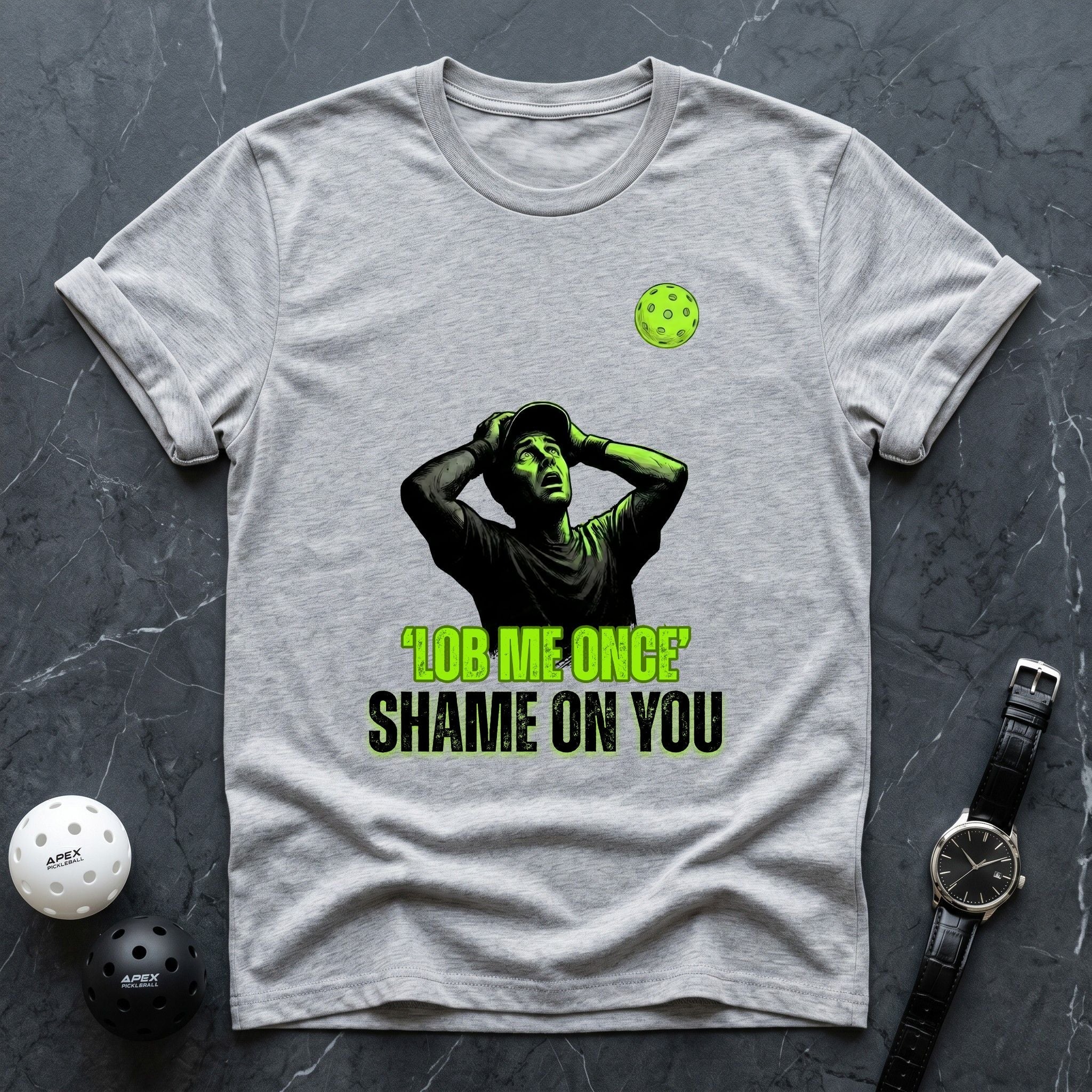 Lob Me Once Shame On You Tee - Dink it Shop