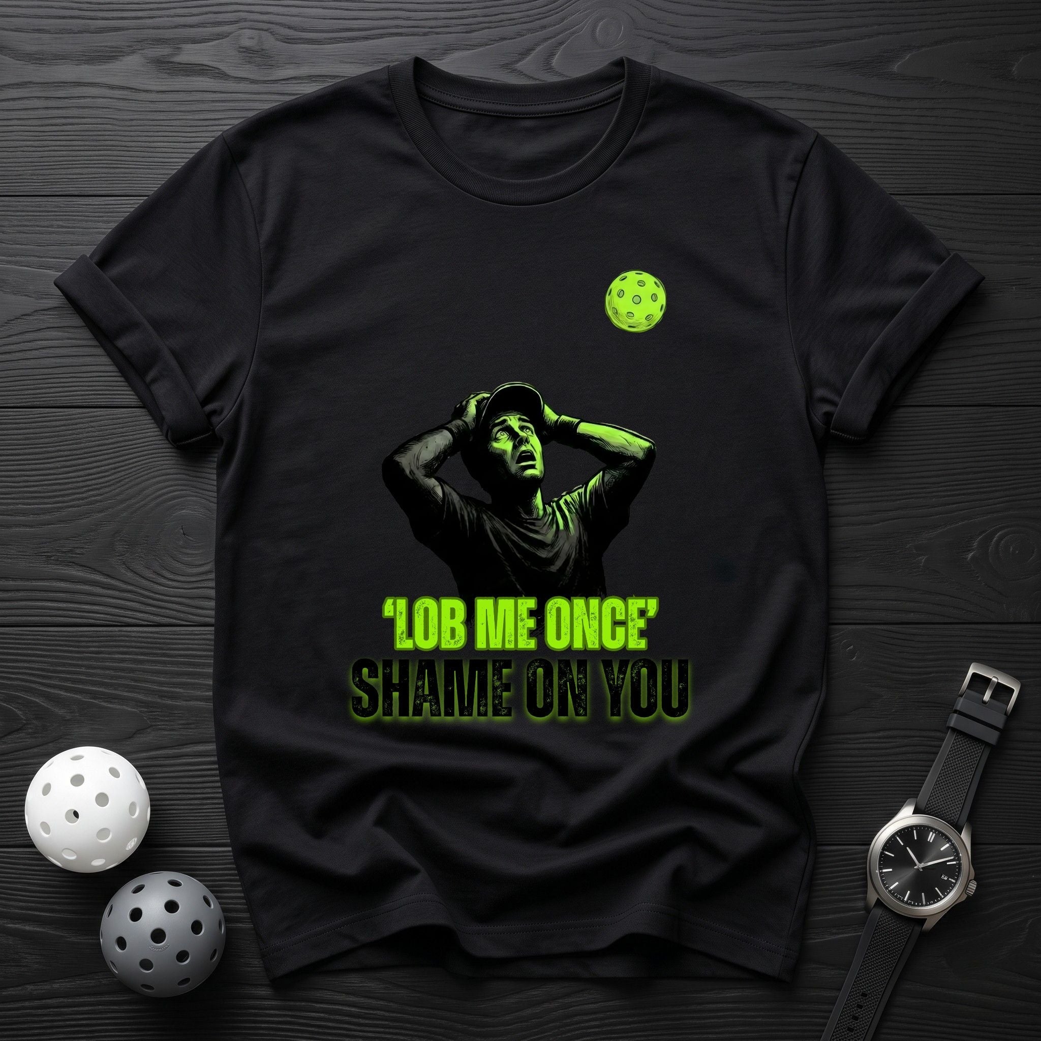 Lob Me Once Shame On You Tee - Dink it Shop