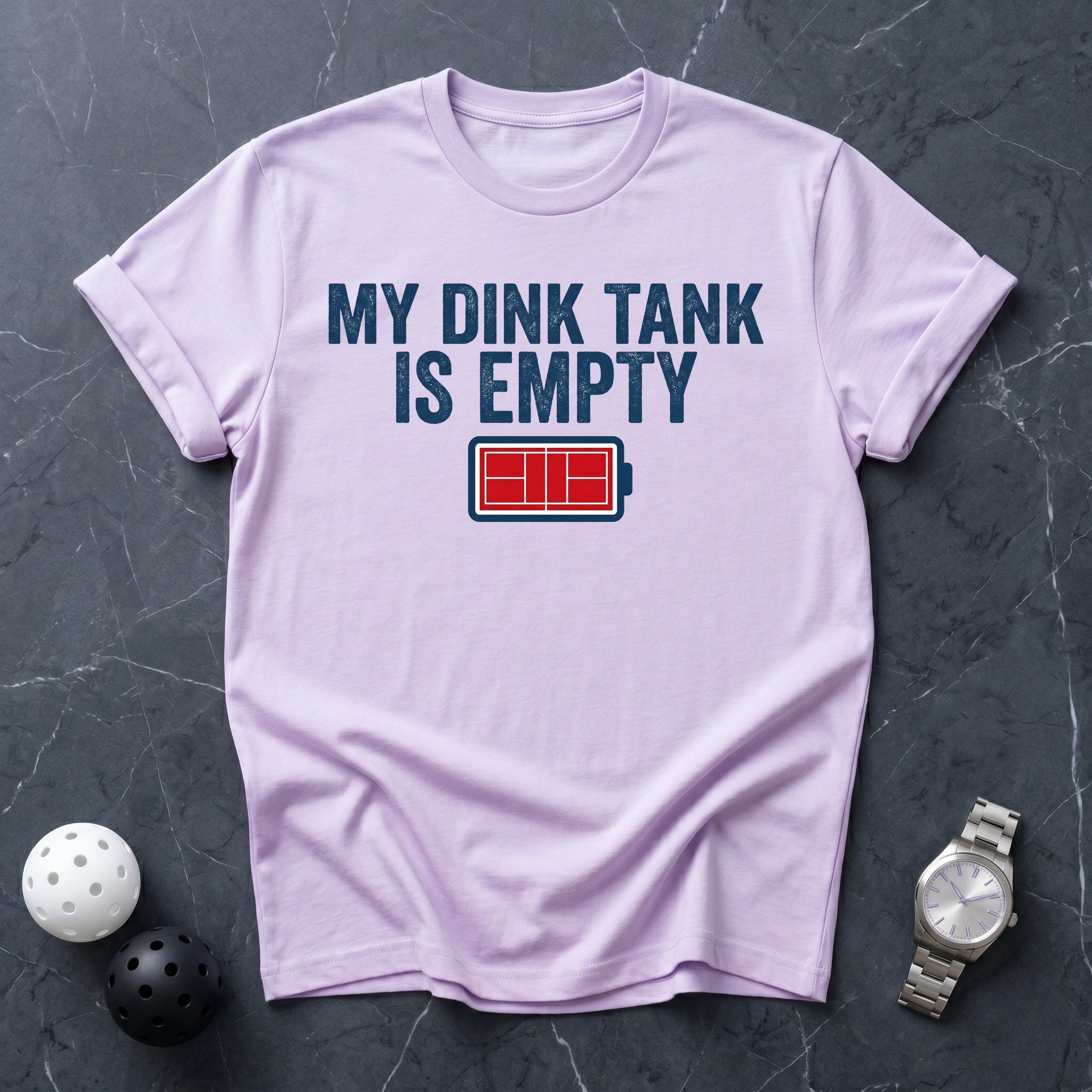 My Dink Tank Is Empty Battery Tee - Dink it Shop