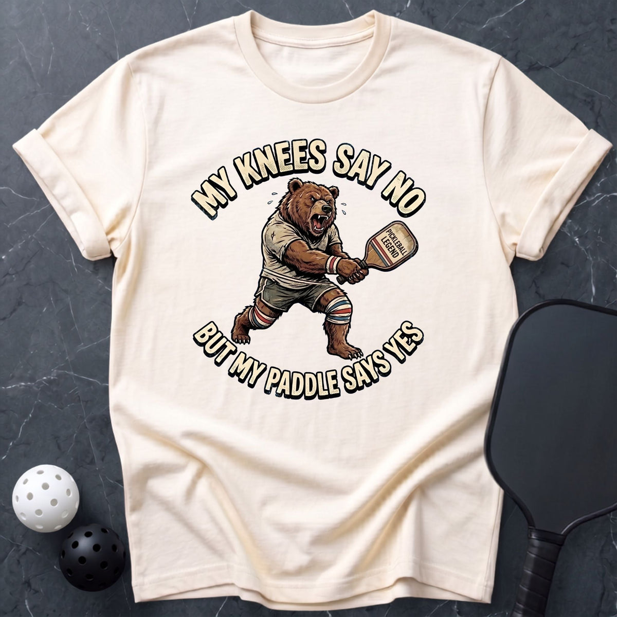 My paddle Says Yes Tee - Dink it Shop