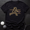 Neon Outline Pickleball Girl Tee - Dink it Shop