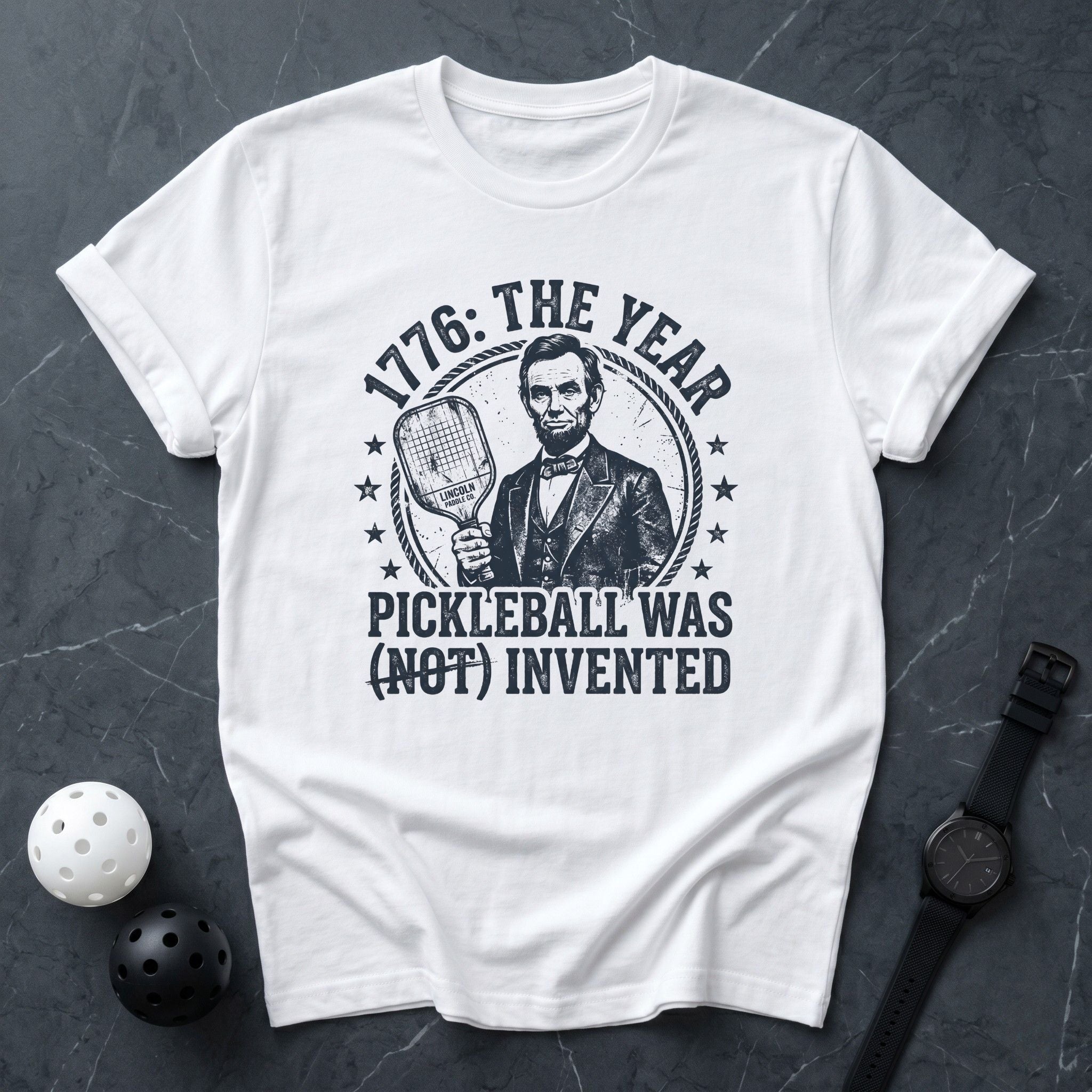 Not Invented Pickleball Lincoln Tee - Dink it Shop