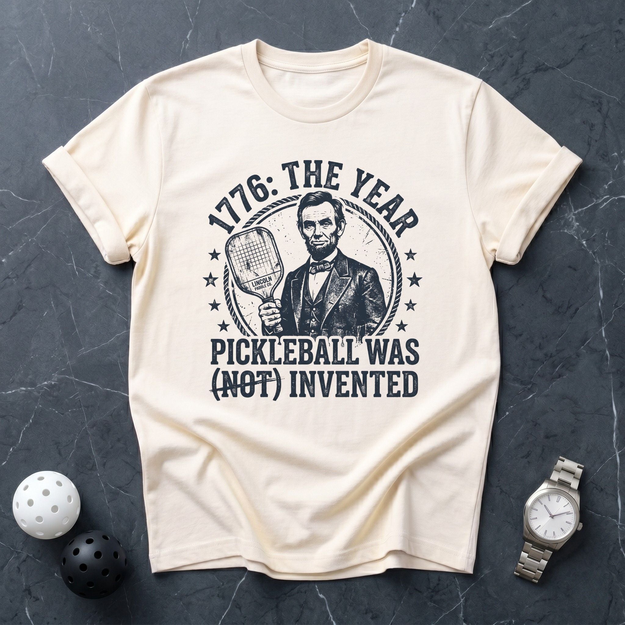 Not Invented Pickleball Lincoln Tee - Dink it Shop