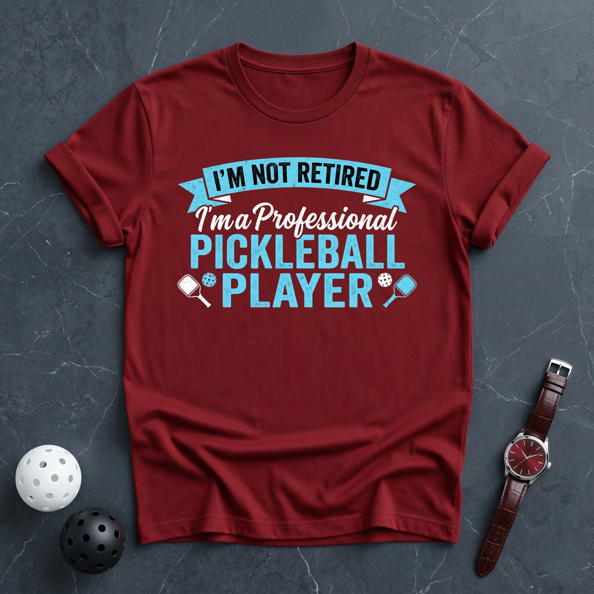Not Retired Professional Player Tee - Dink it Shop