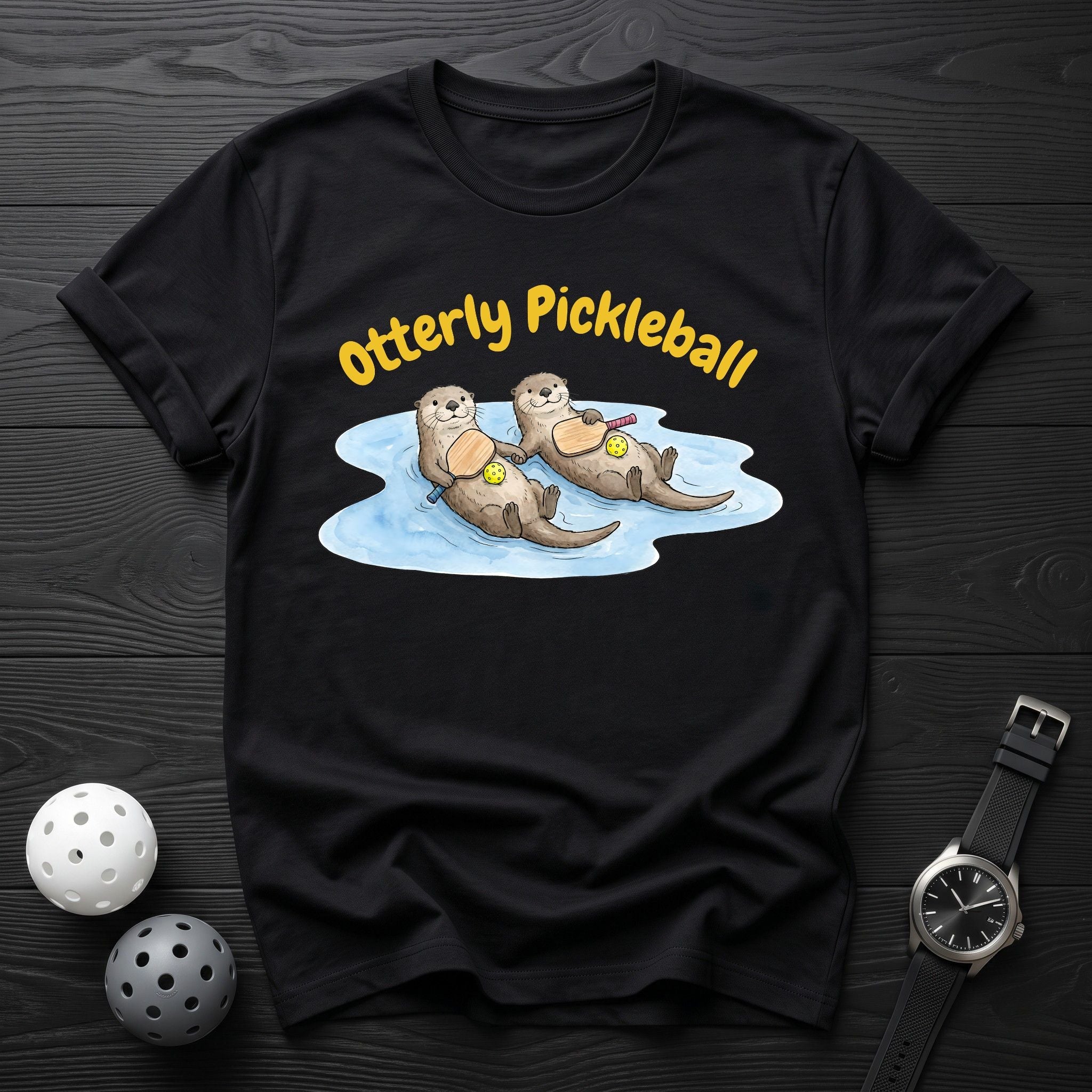 Otter Mascot Court Tee - Dink it Shop