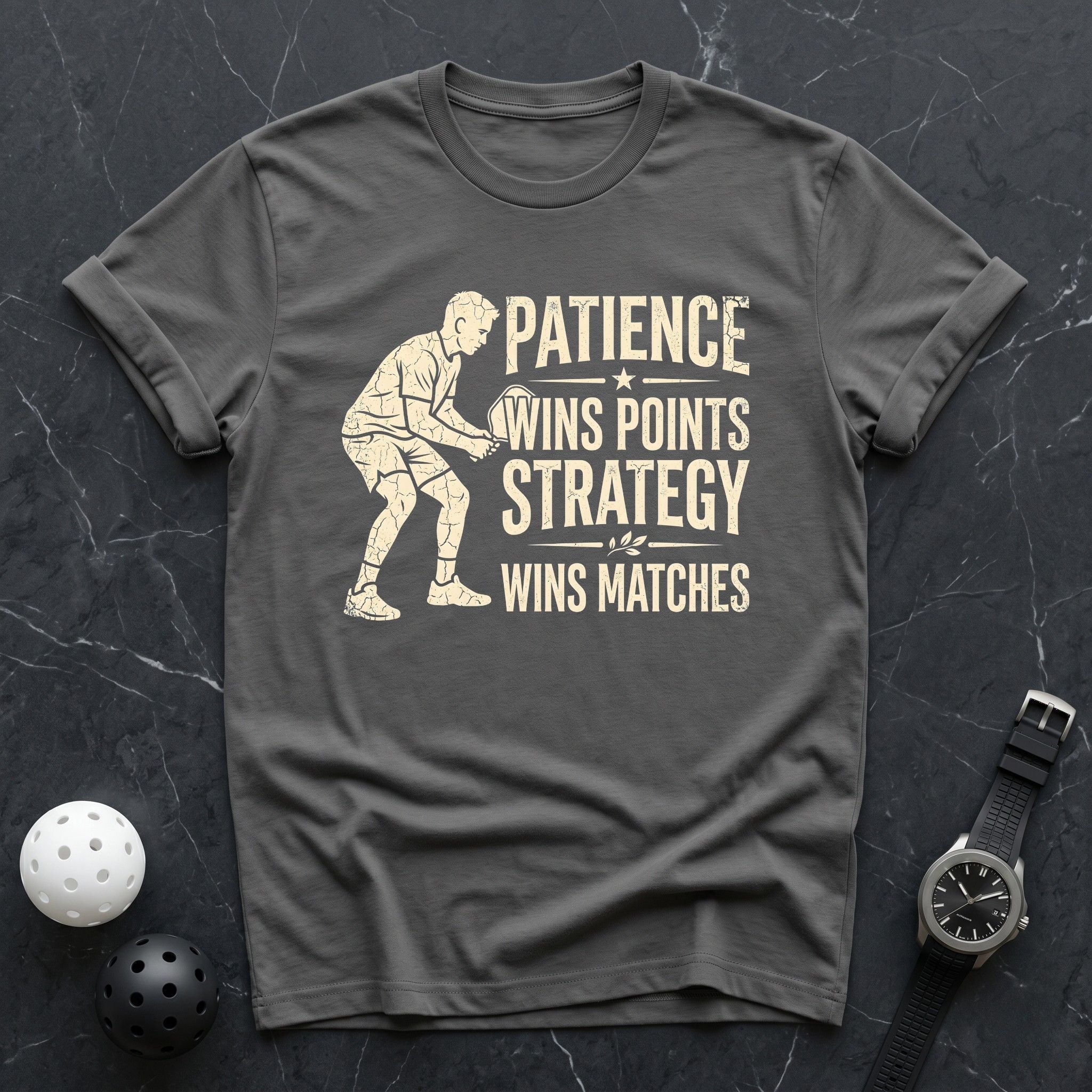 Patience Wins Points Tee - Dink it Shop
