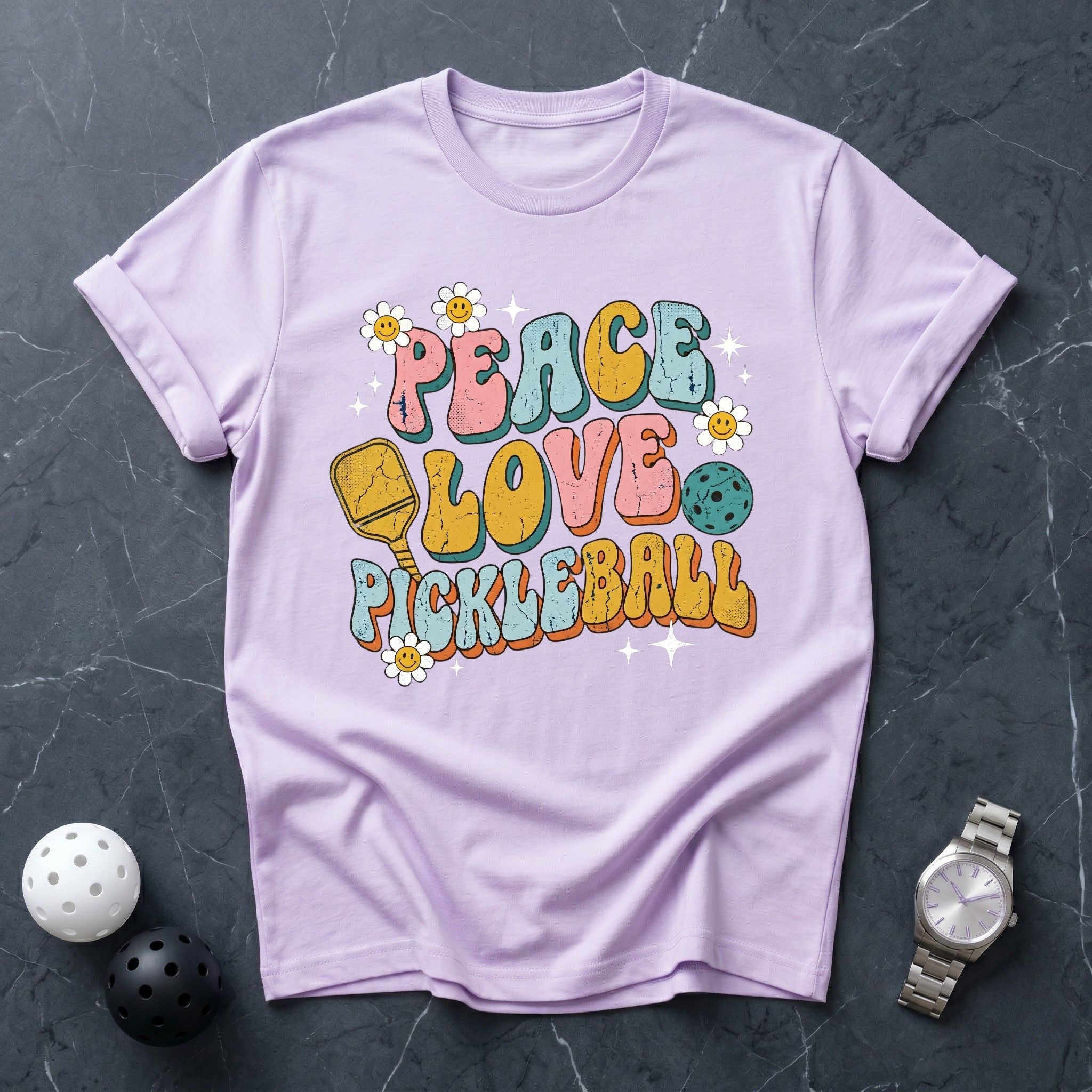 Peace Love Pickleball Tee - Dink it Shop