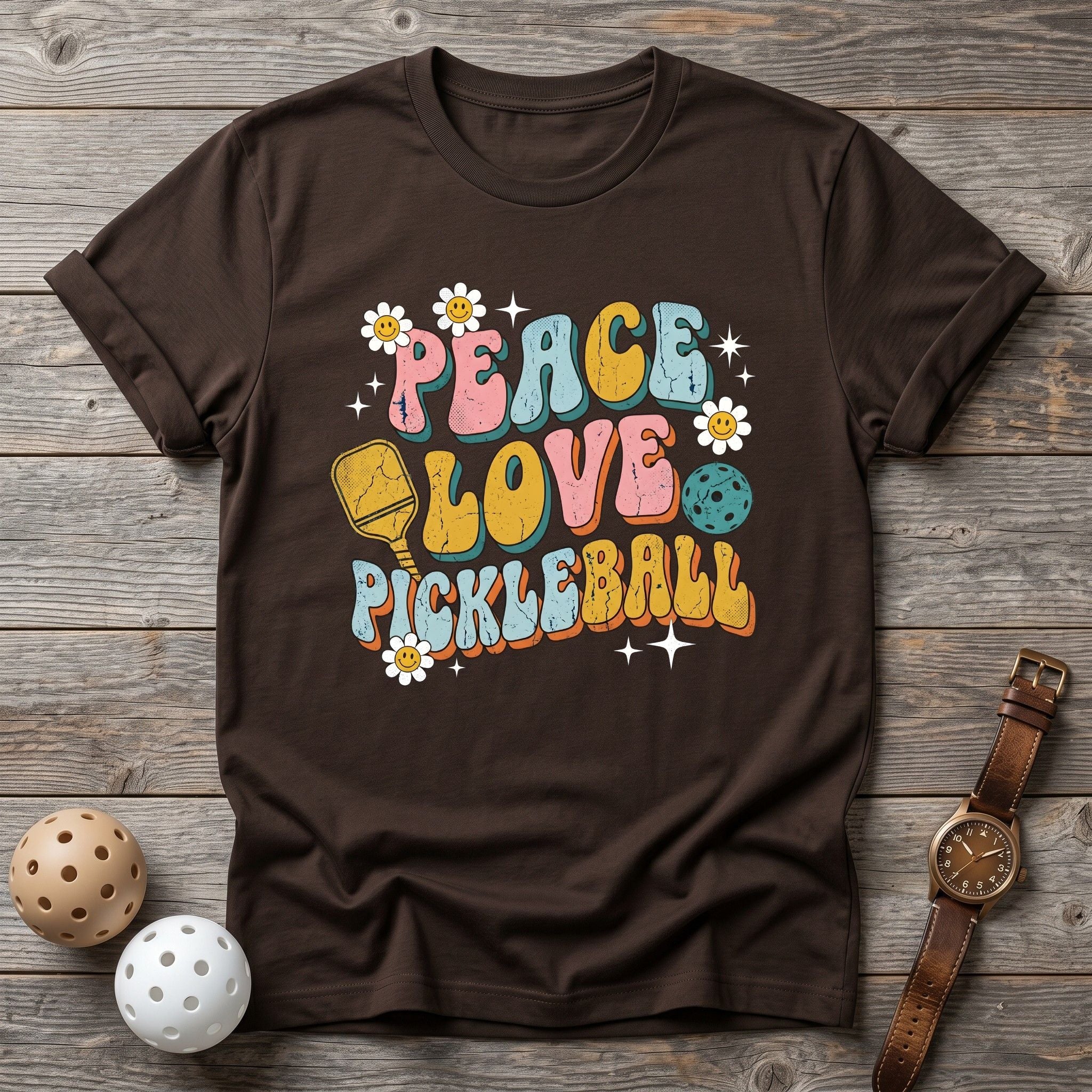 Peace Love Pickleball Tee - Dink it Shop