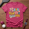 Peace Love Pickleball Tee - Dink it Shop