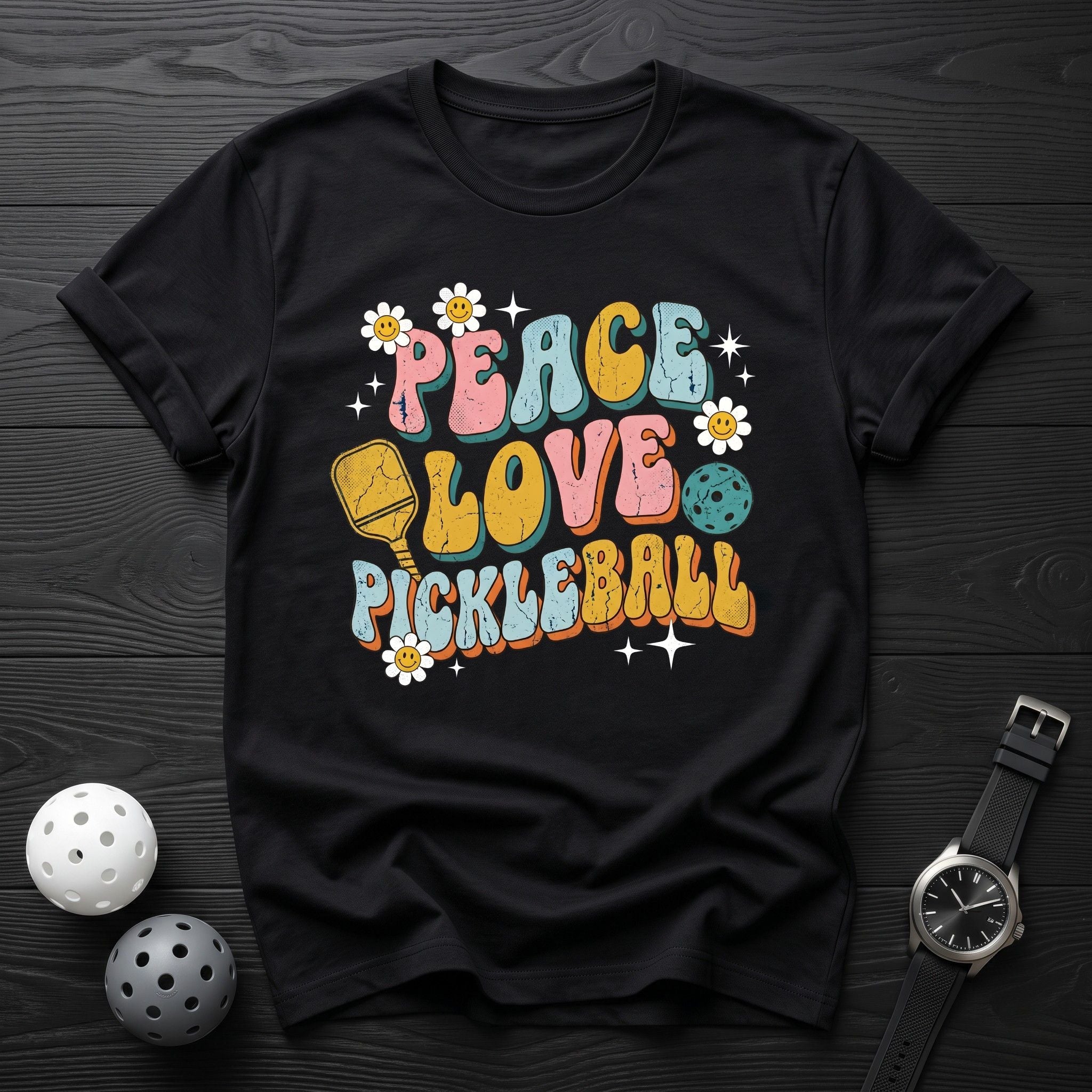 Peace Love Pickleball Tee - Dink it Shop
