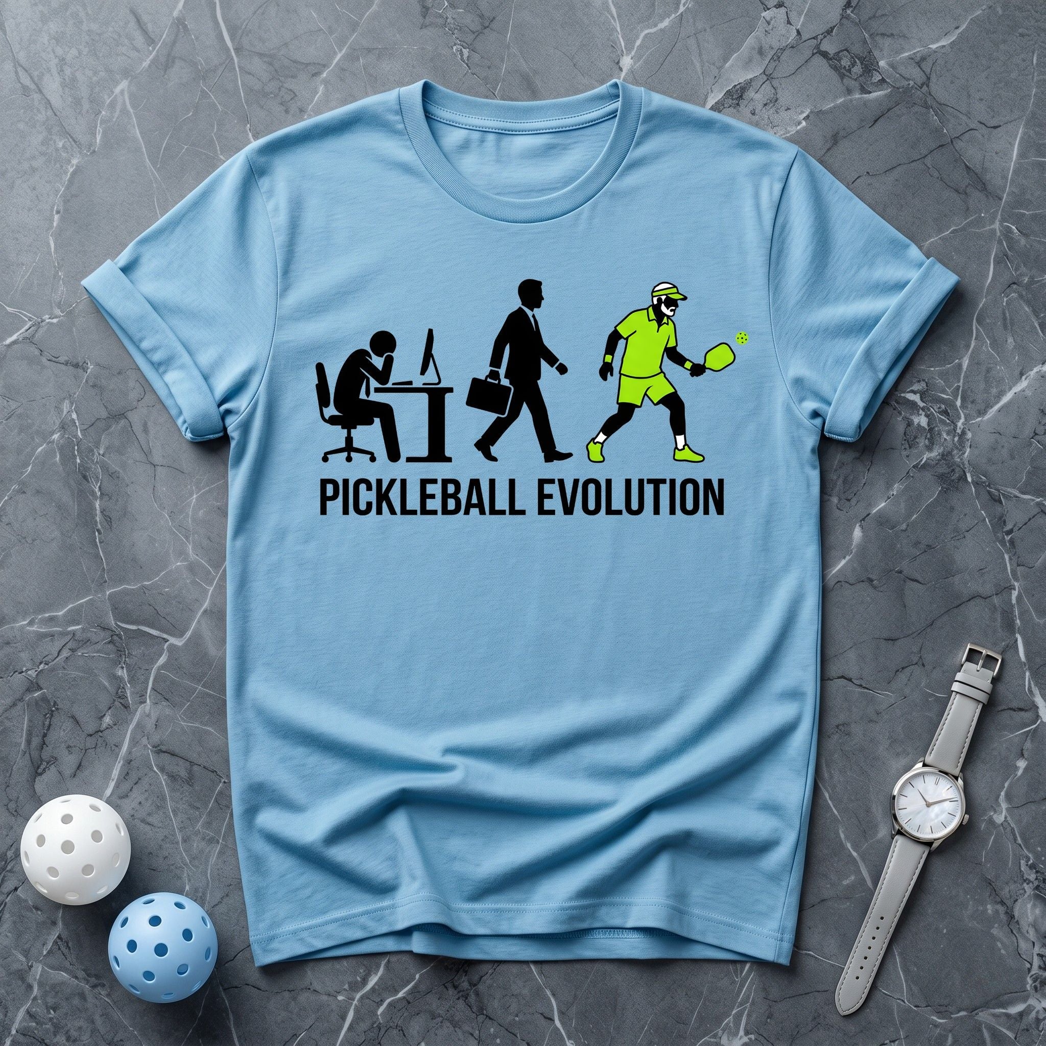 Pickleball Evolution Graphic Tee - Dink it Shop