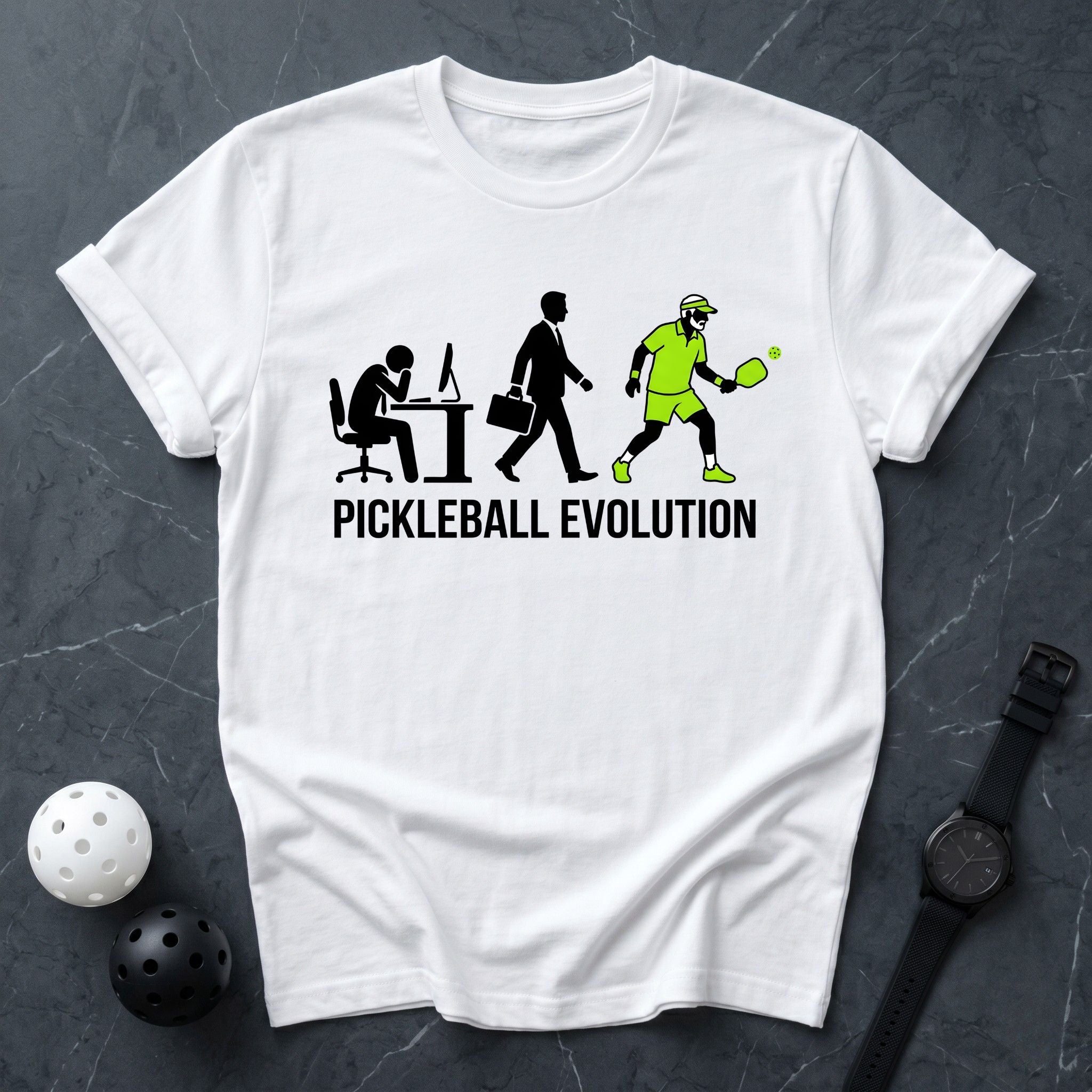 Pickleball Evolution Graphic Tee - Dink it Shop