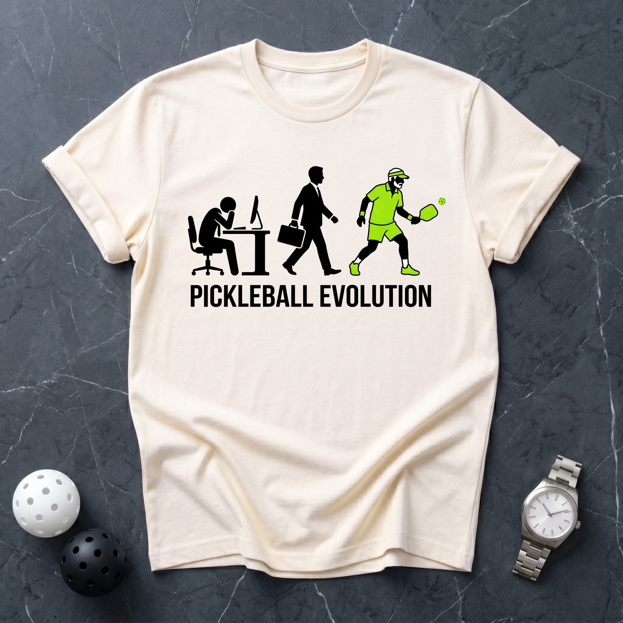 Pickleball Evolution Graphic Tee - Dink it Shop