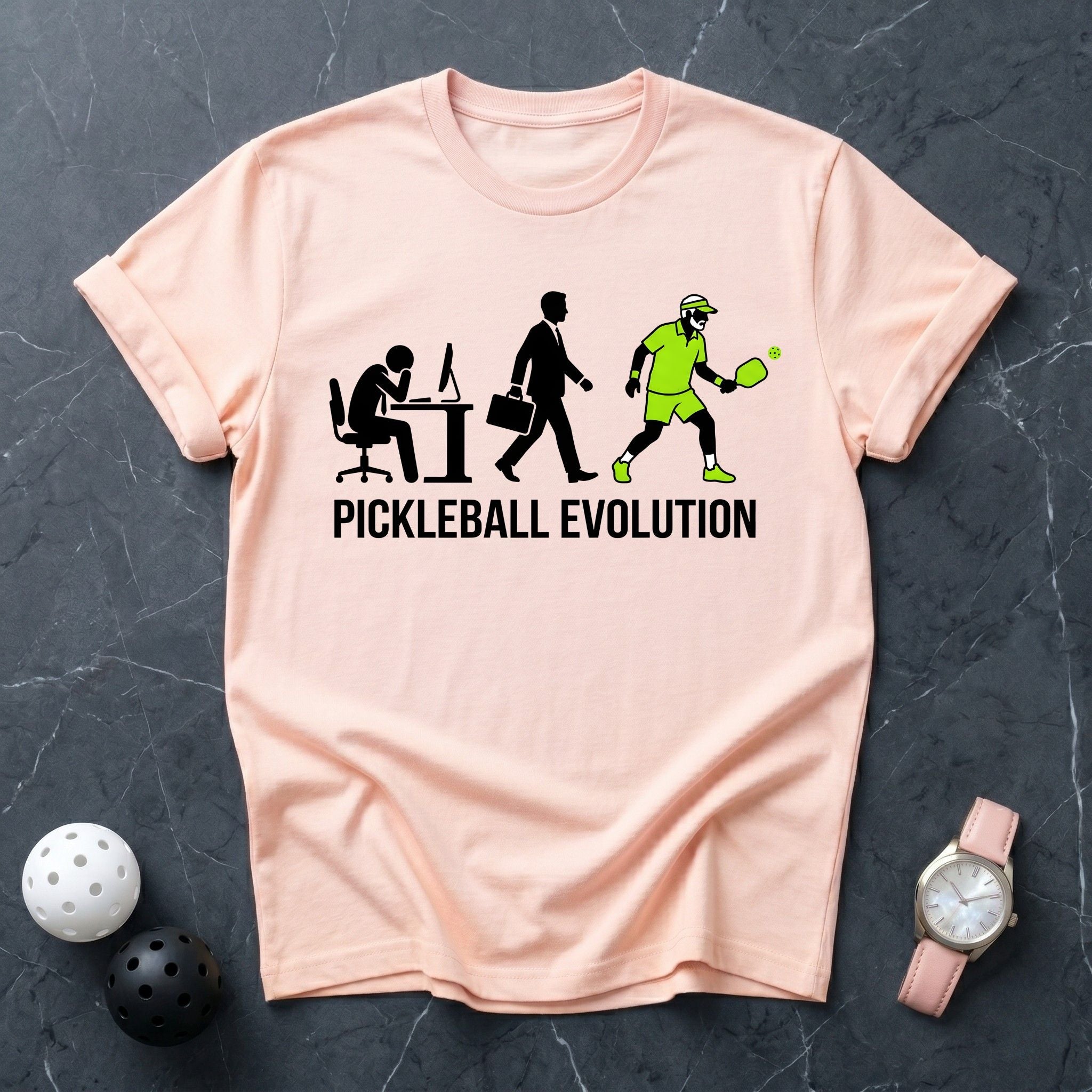 Pickleball Evolution Graphic Tee - Dink it Shop