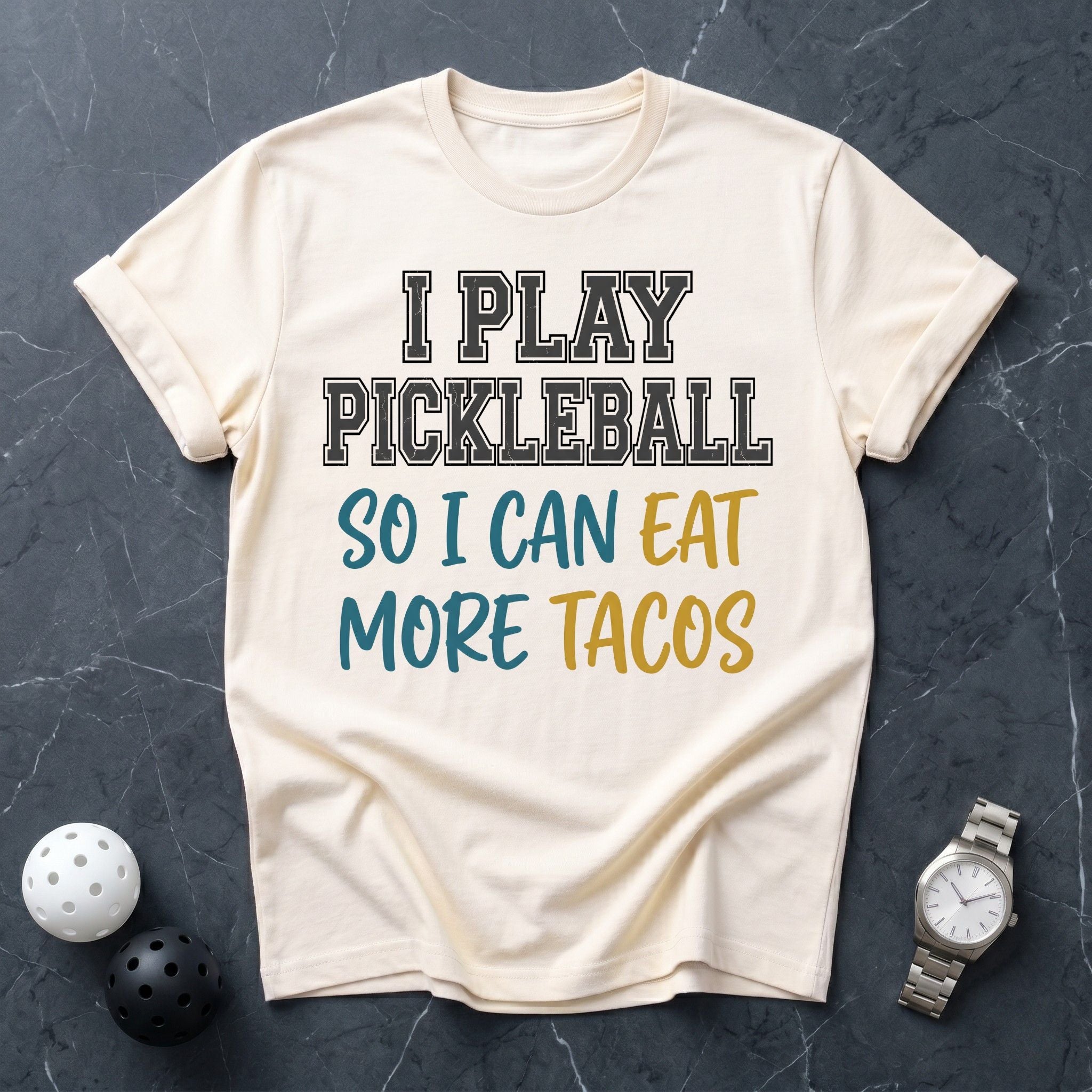 Pickleball for Tacos Tee - Dink it Shop