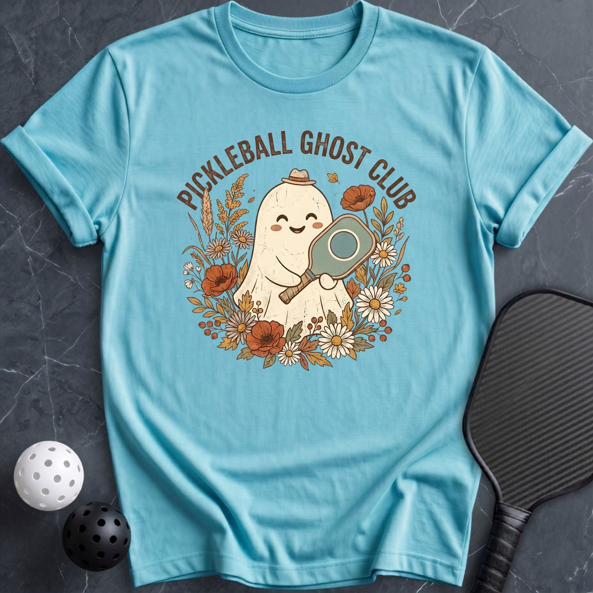 Pickleball Ghost Club Tee - Dink it Shop