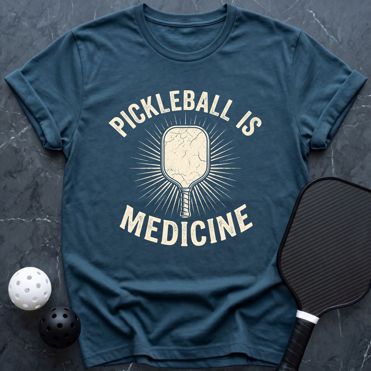 Pickleball is Medicine Tee - Dink it Shop