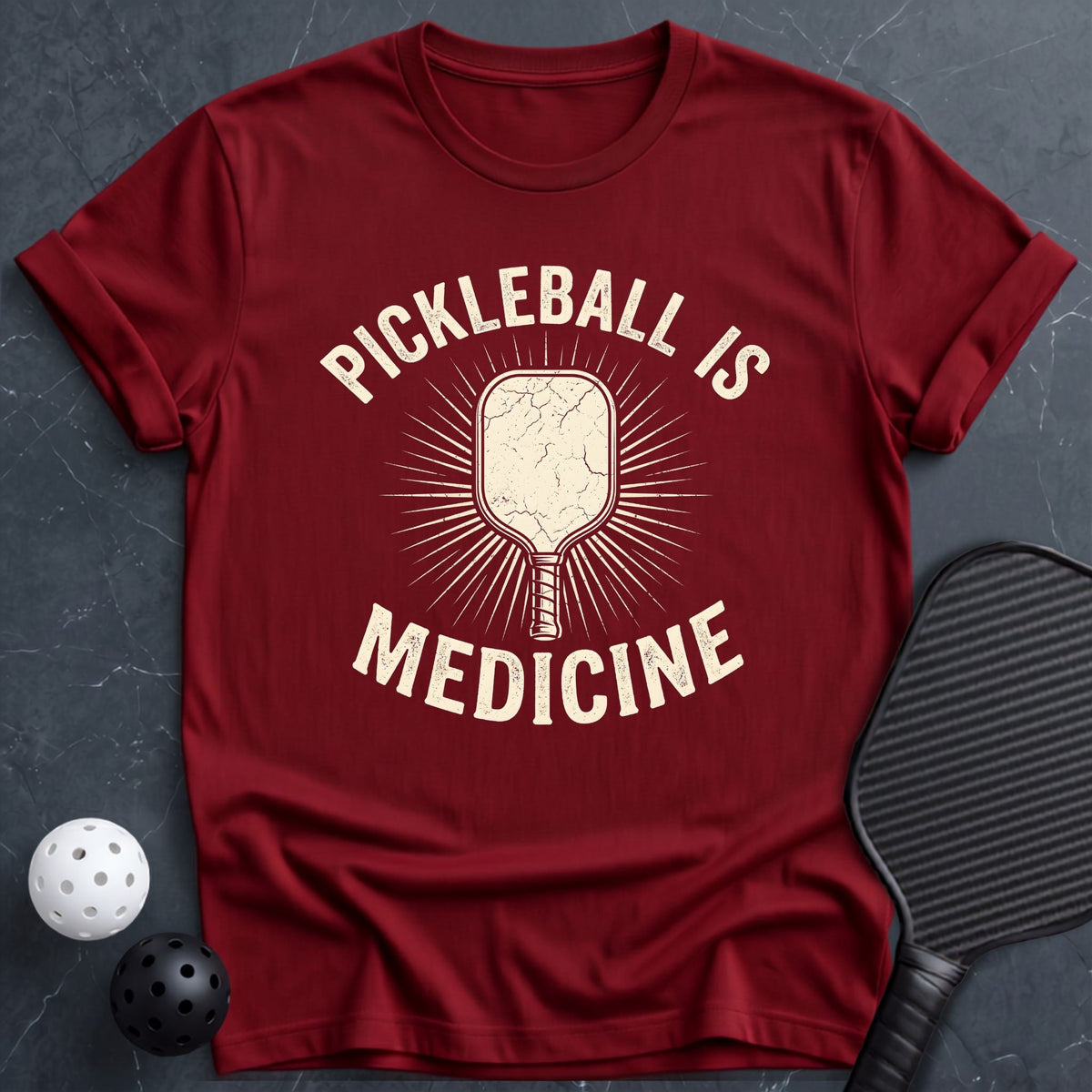 Pickleball is Medicine Tee - Dink it Shop
