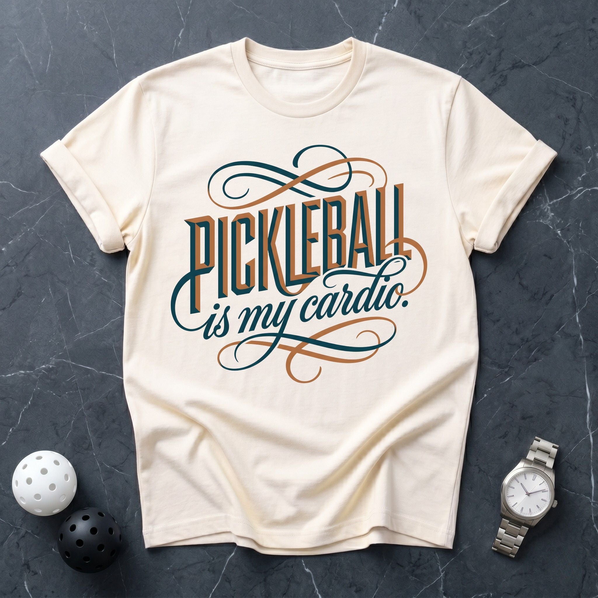 Pickleball Is My Cardio Tee - Dink it Shop