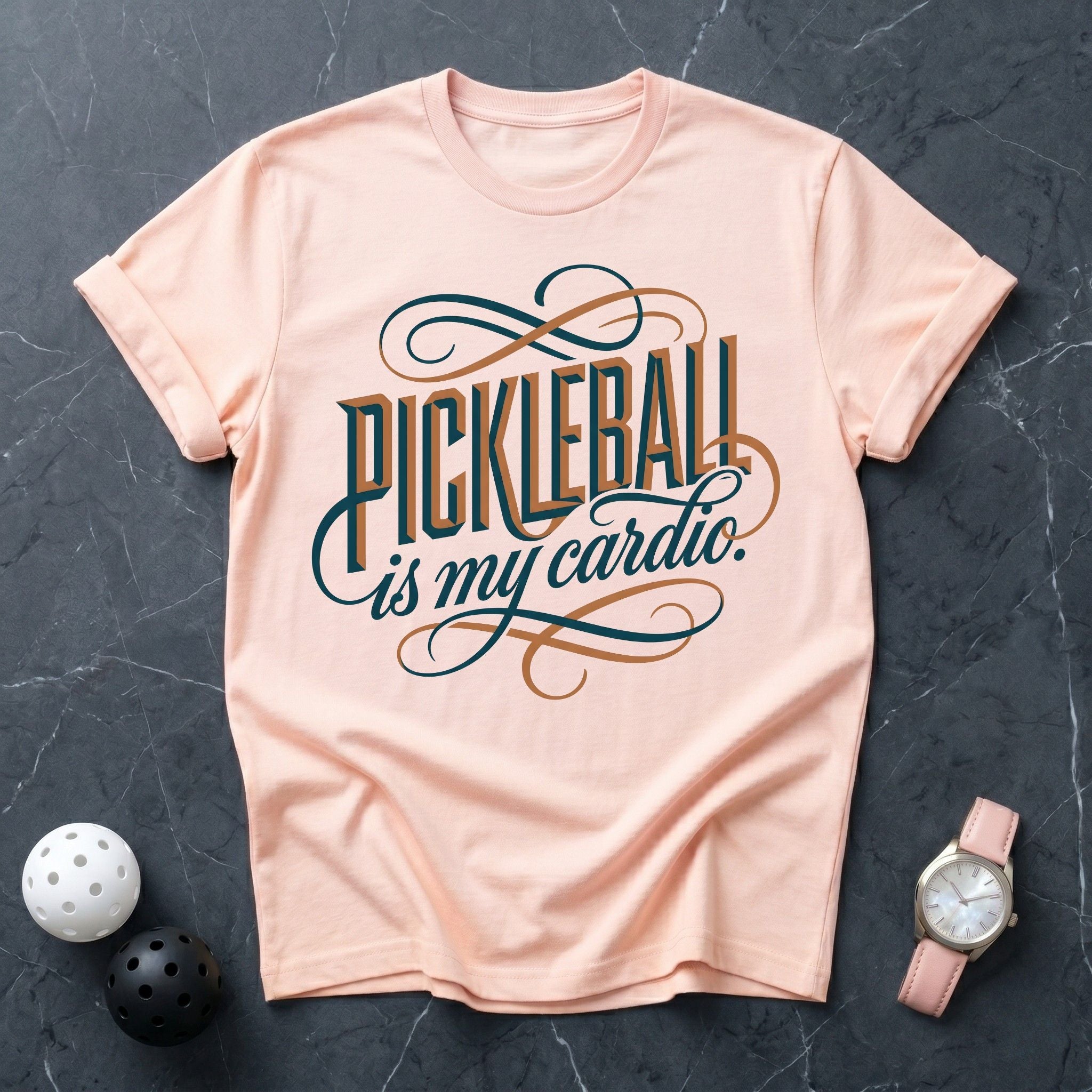 Pickleball Is My Cardio Tee - Dink it Shop