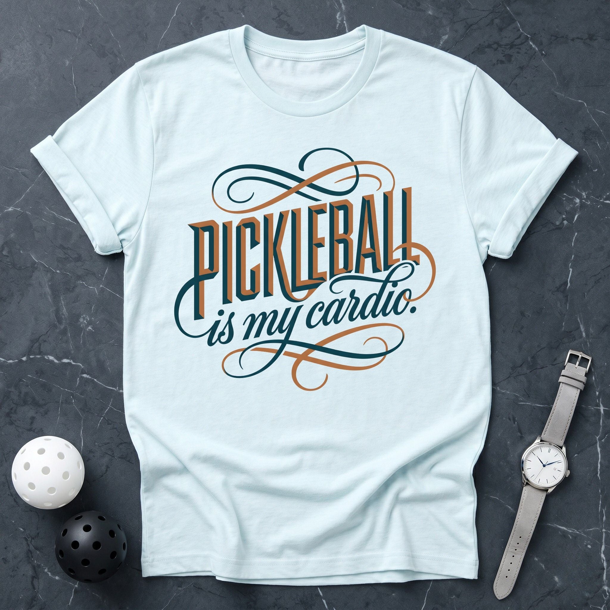 Pickleball Is My Cardio Tee - Dink it Shop