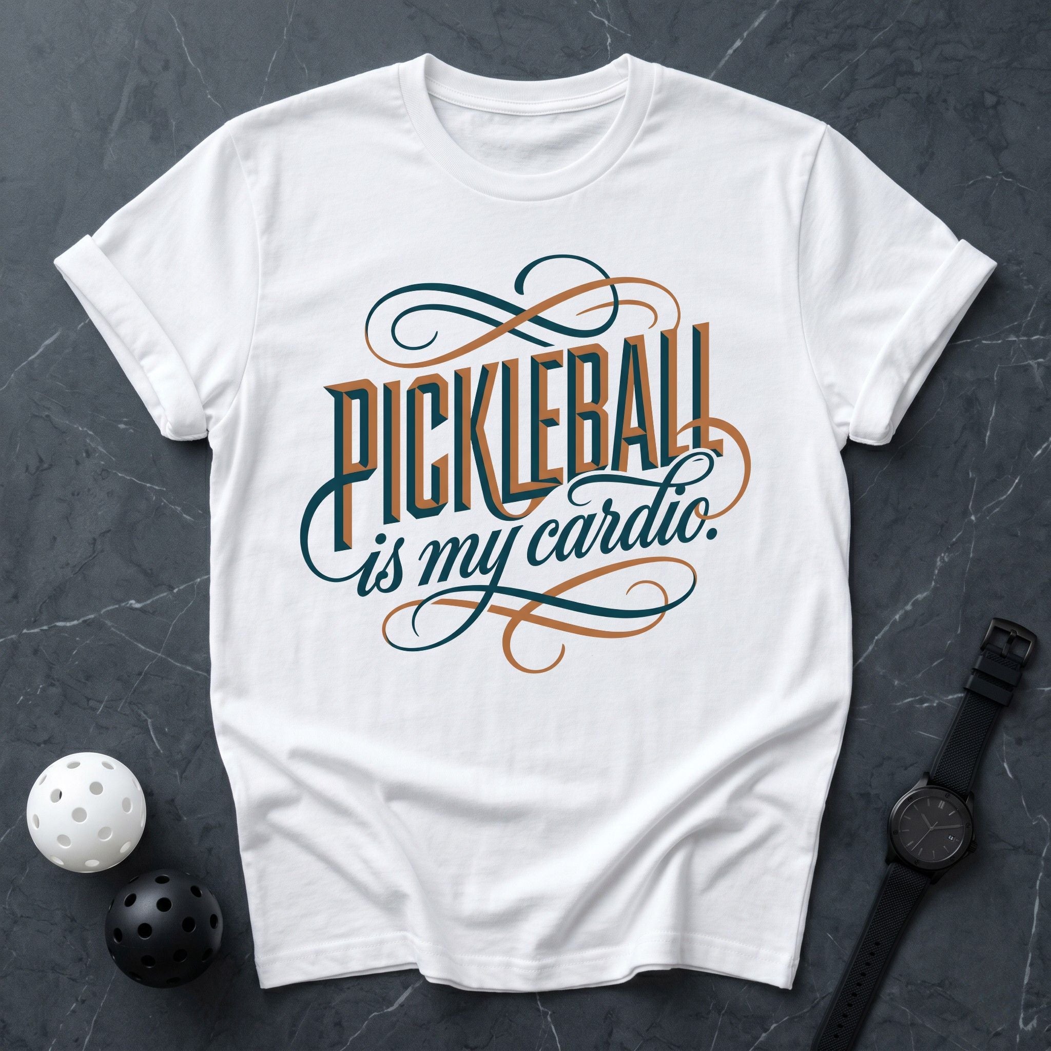 Pickleball Is My Cardio Tee - Dink it Shop