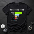 Pickleball Logic Funny Chart Tee - Dink it Shop