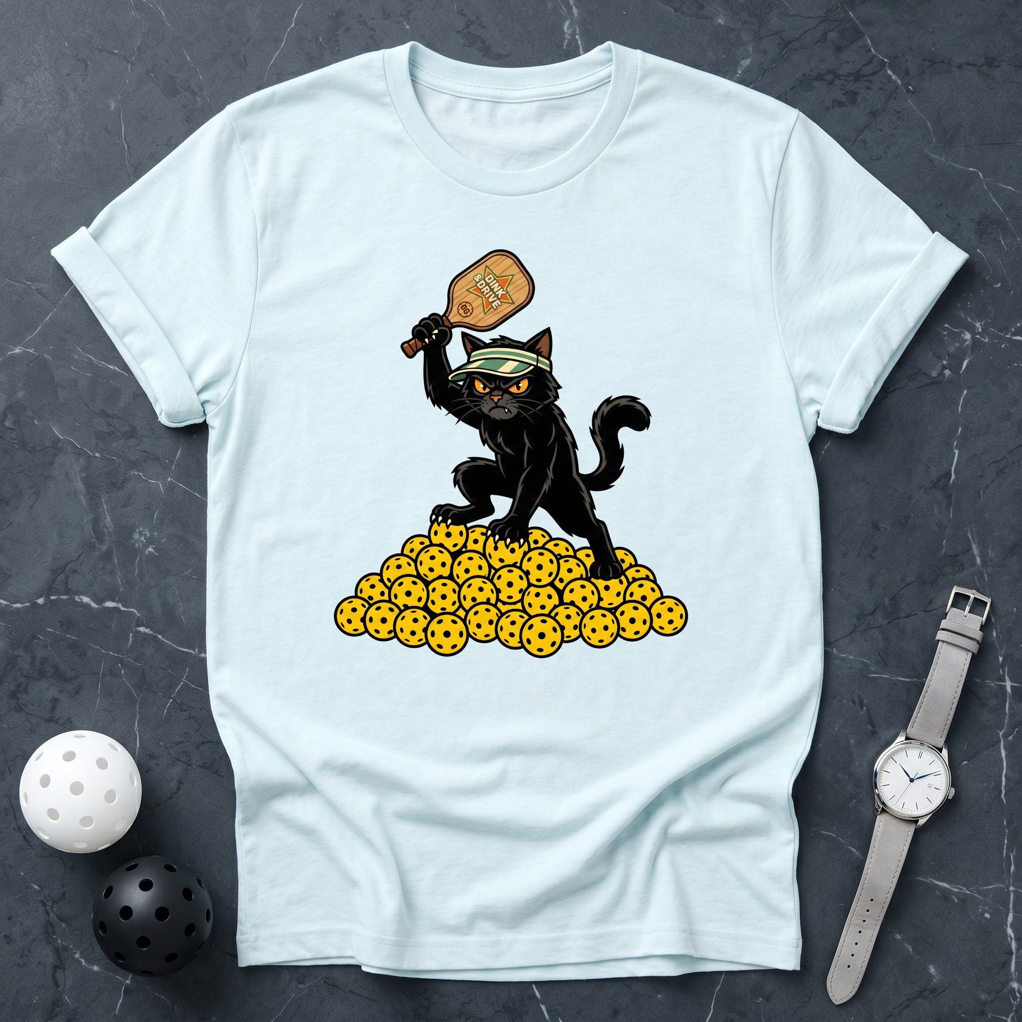 Pickleball OG Cat Tee - Dink it Shop