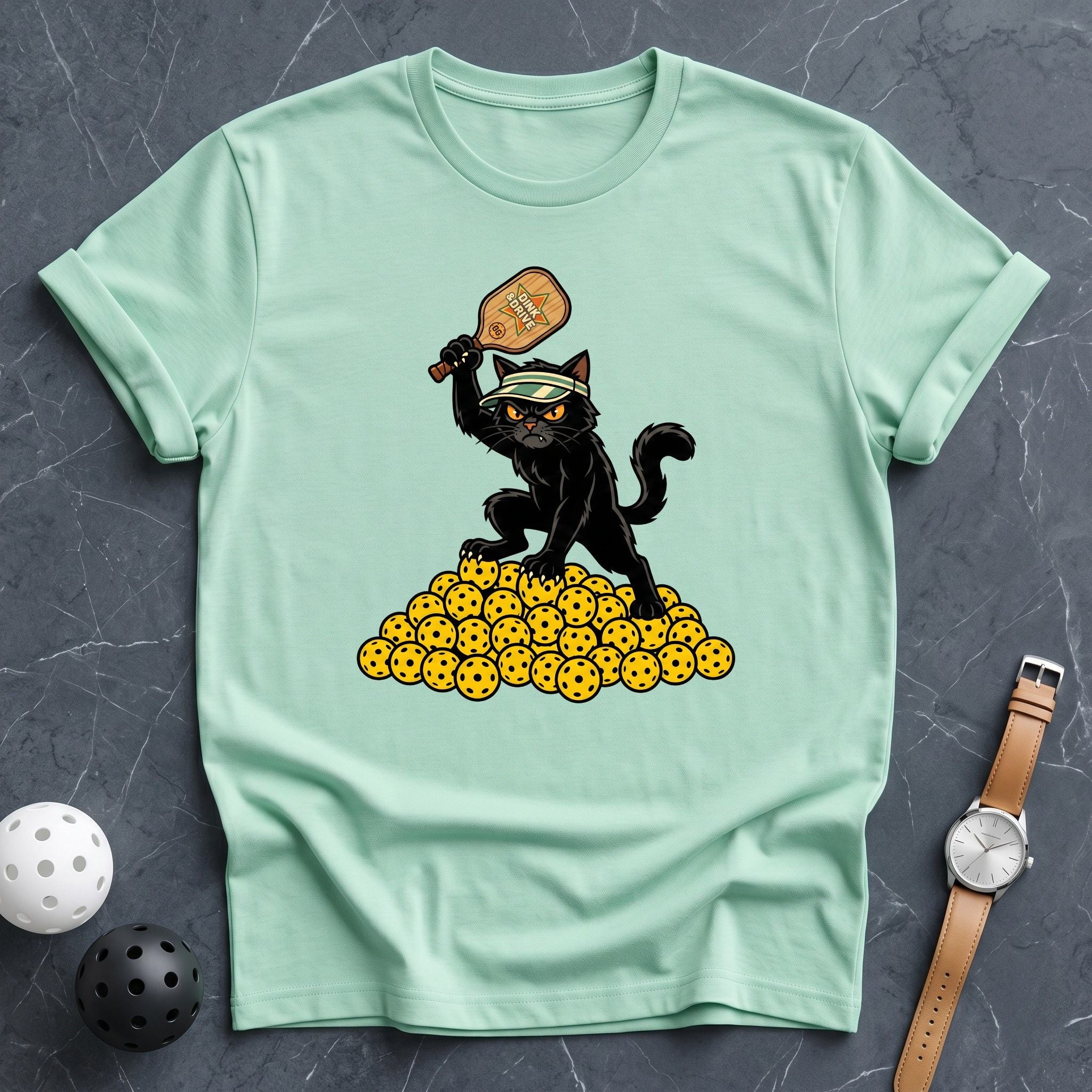 Pickleball OG Cat Tee - Dink it Shop