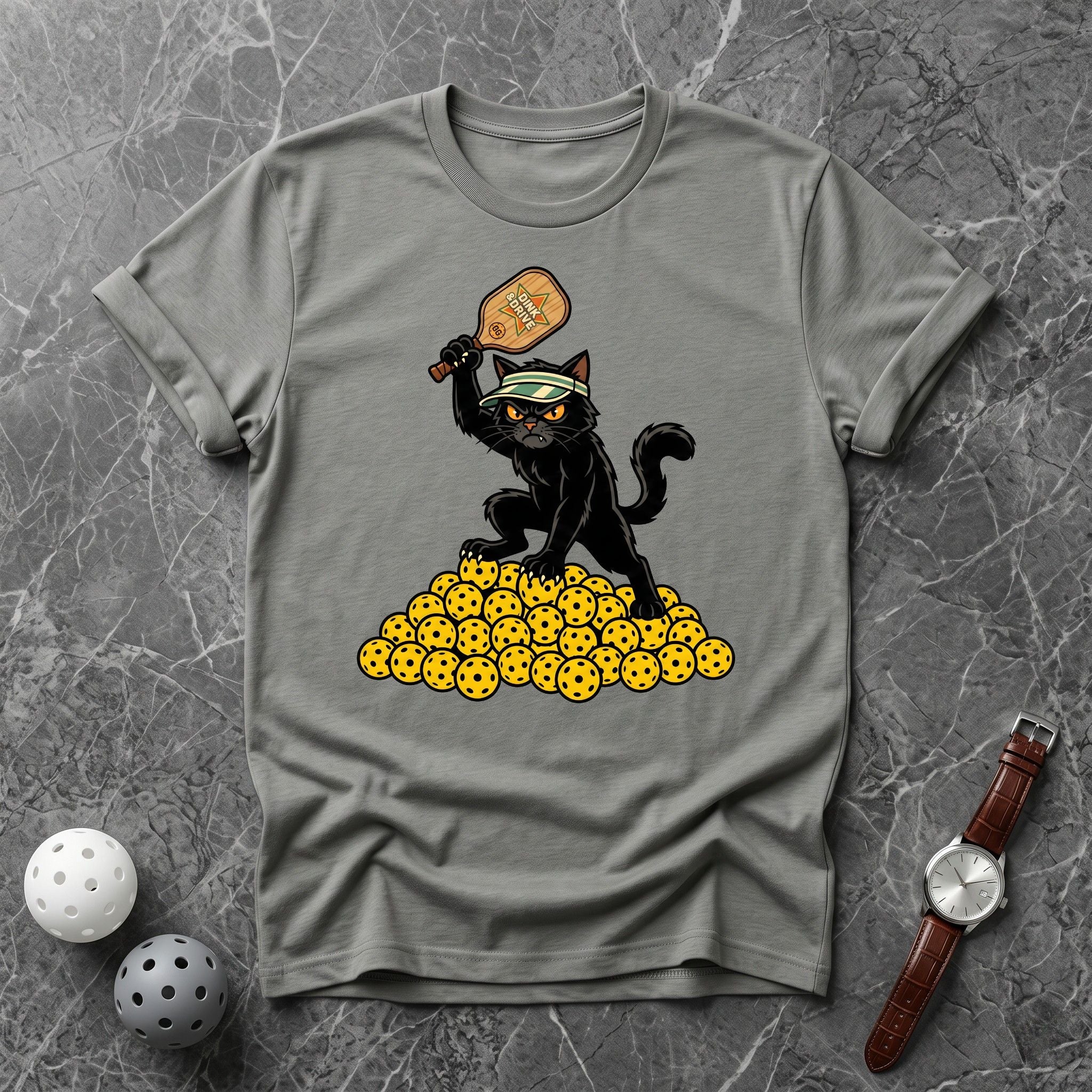 Pickleball OG Cat Tee - Dink it Shop