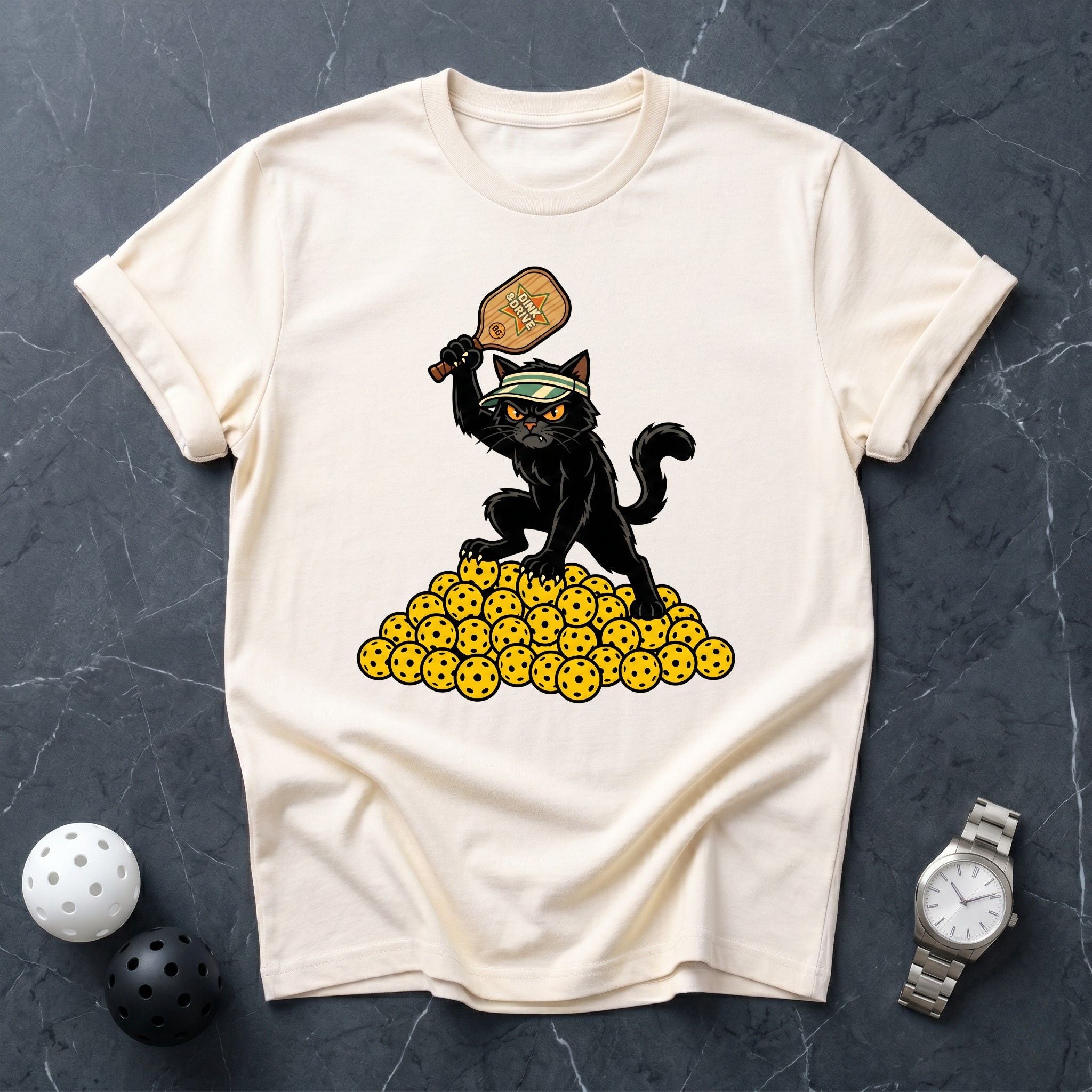 Pickleball OG Cat Tee - Dink it Shop