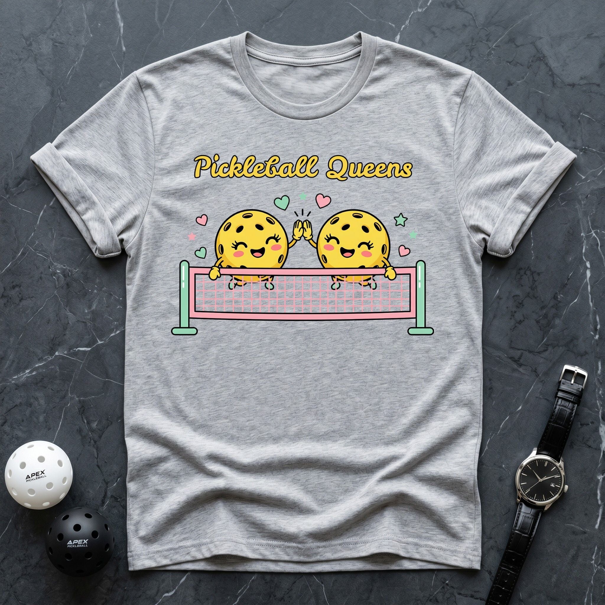 Pickleball Queens Cute Pickles Tee - Dink it Shop
