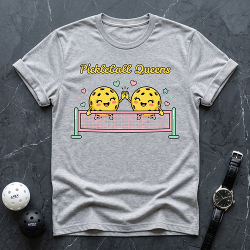 Pickleball Queens Cute Pickles Tee - Dink it Shop