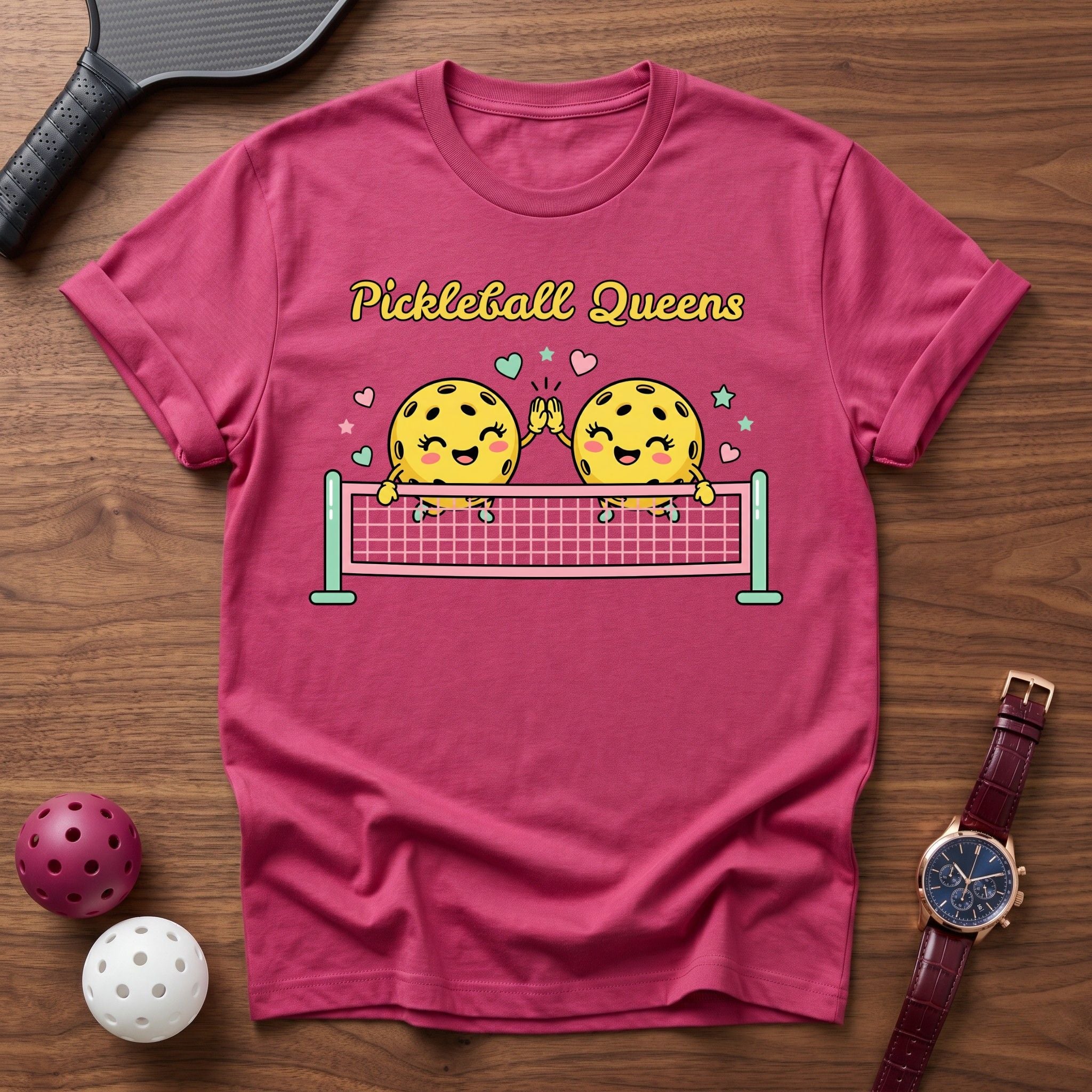 Pickleball Queens Cute Pickles Tee - Dink it Shop