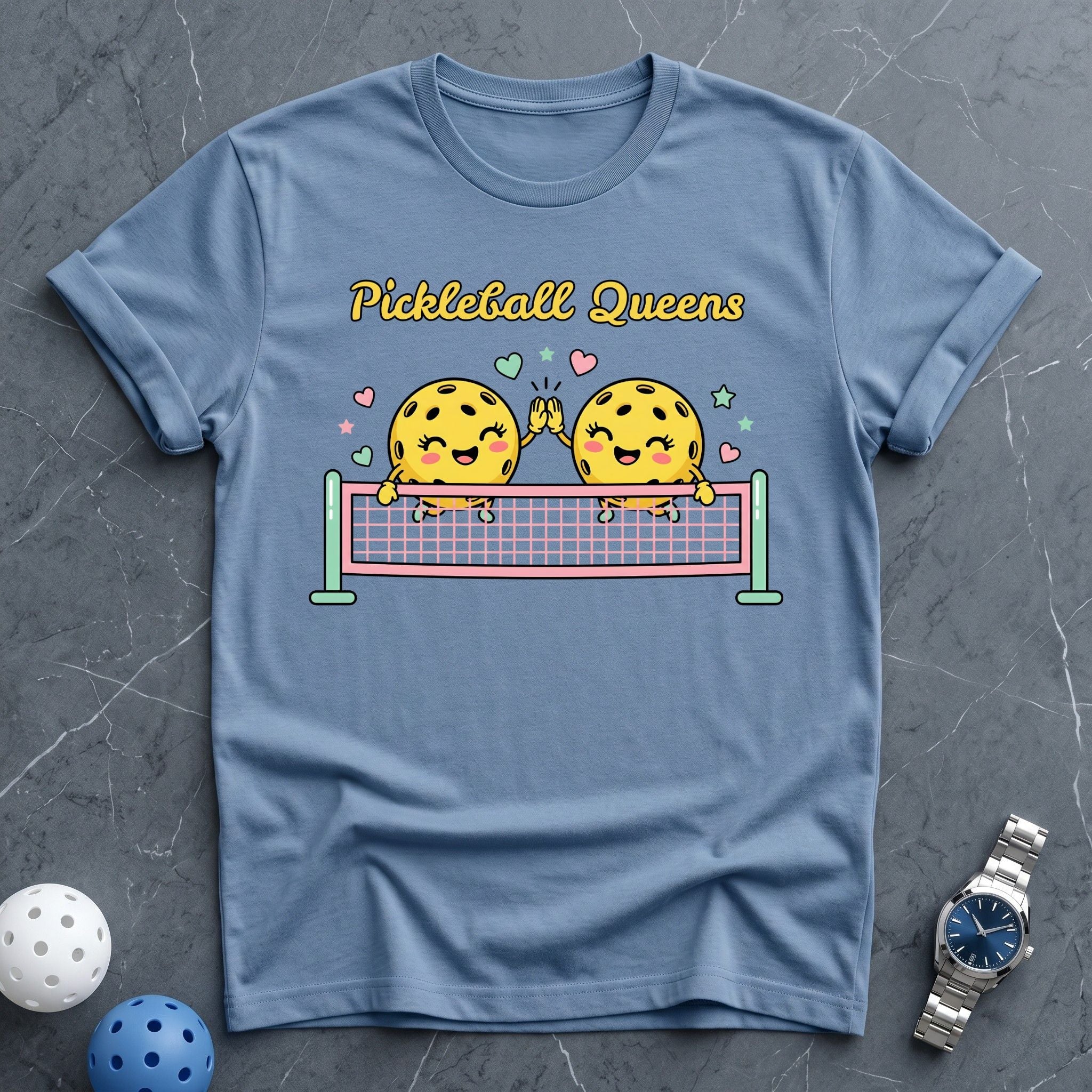 Pickleball Queens Cute Pickles Tee - Dink it Shop
